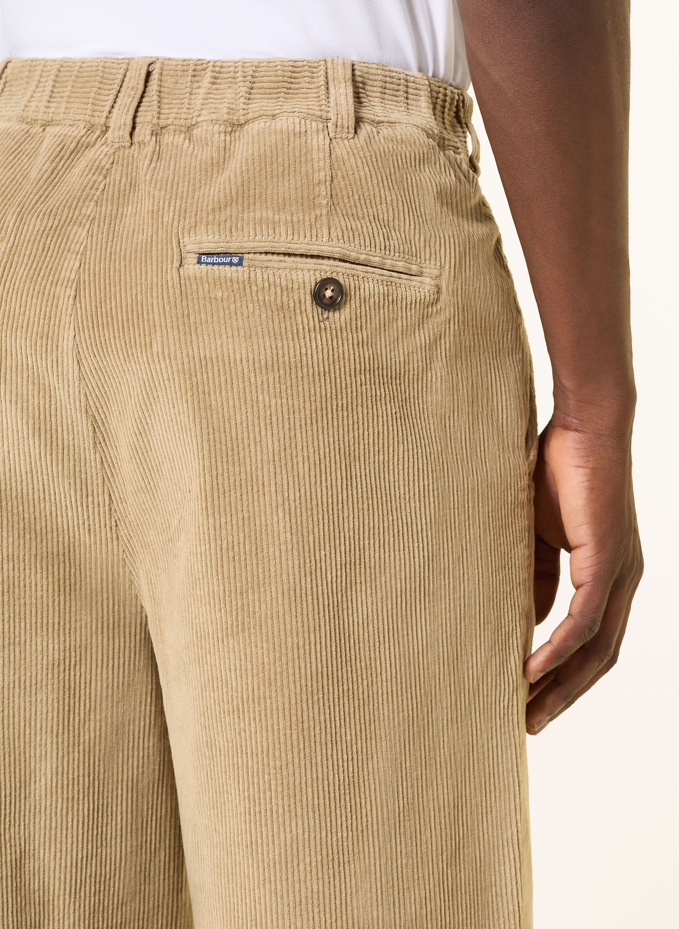 Barbour Cordchino STRETCH: HELLBRAUN