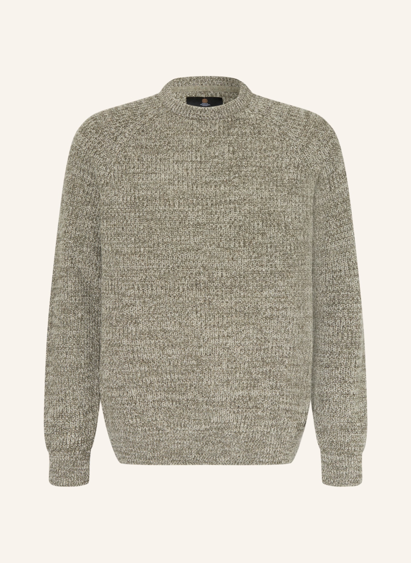 Barbour Sweater HORSEFORD: DARK GREEN / WHITE