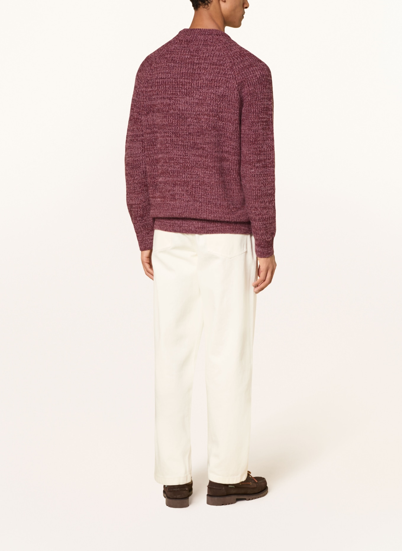 Barbour Pullover HORSEFORD: DUNKELROT