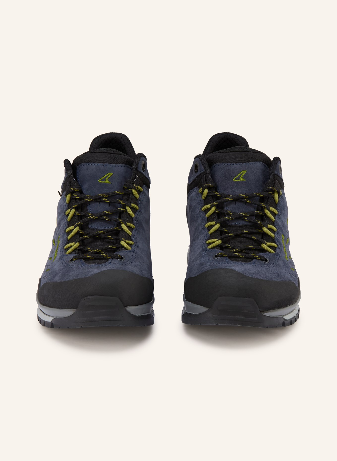 LOWA DELAGO GTX LO hiking shoes: DARK BLUE / LIGHT GREEN / BLACK