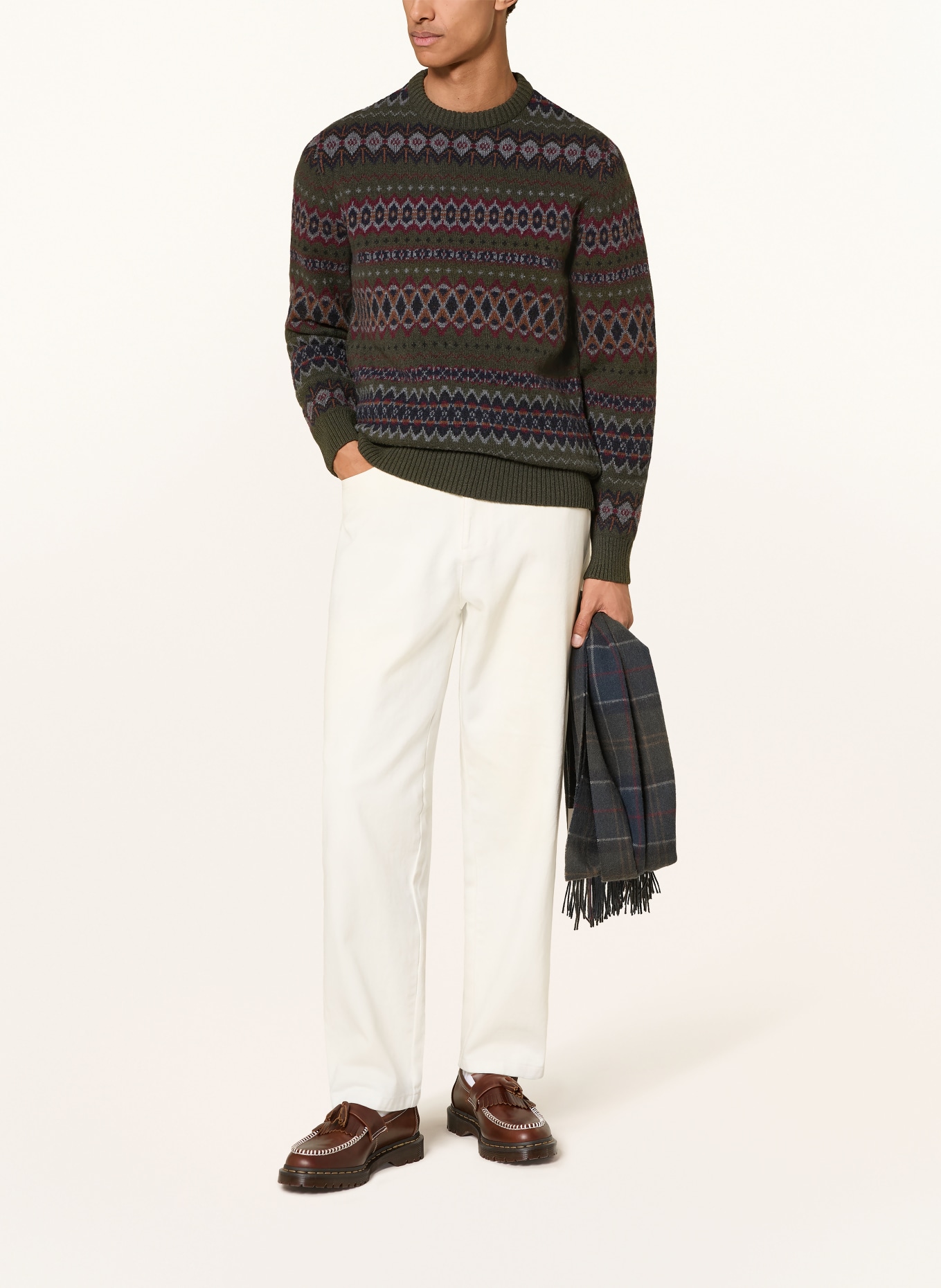 Barbour Pullover CASE: DUNKELGRÜN / DUNKELROT / DUNKELBLAU