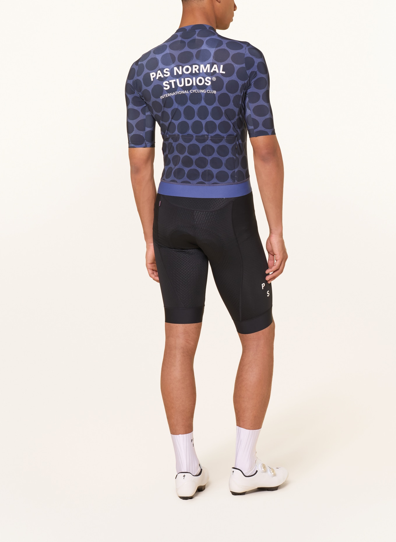 PAS NORMAL STUDIOS Cycling jersey ESSENTIAL: DARK BLUE / BLUE