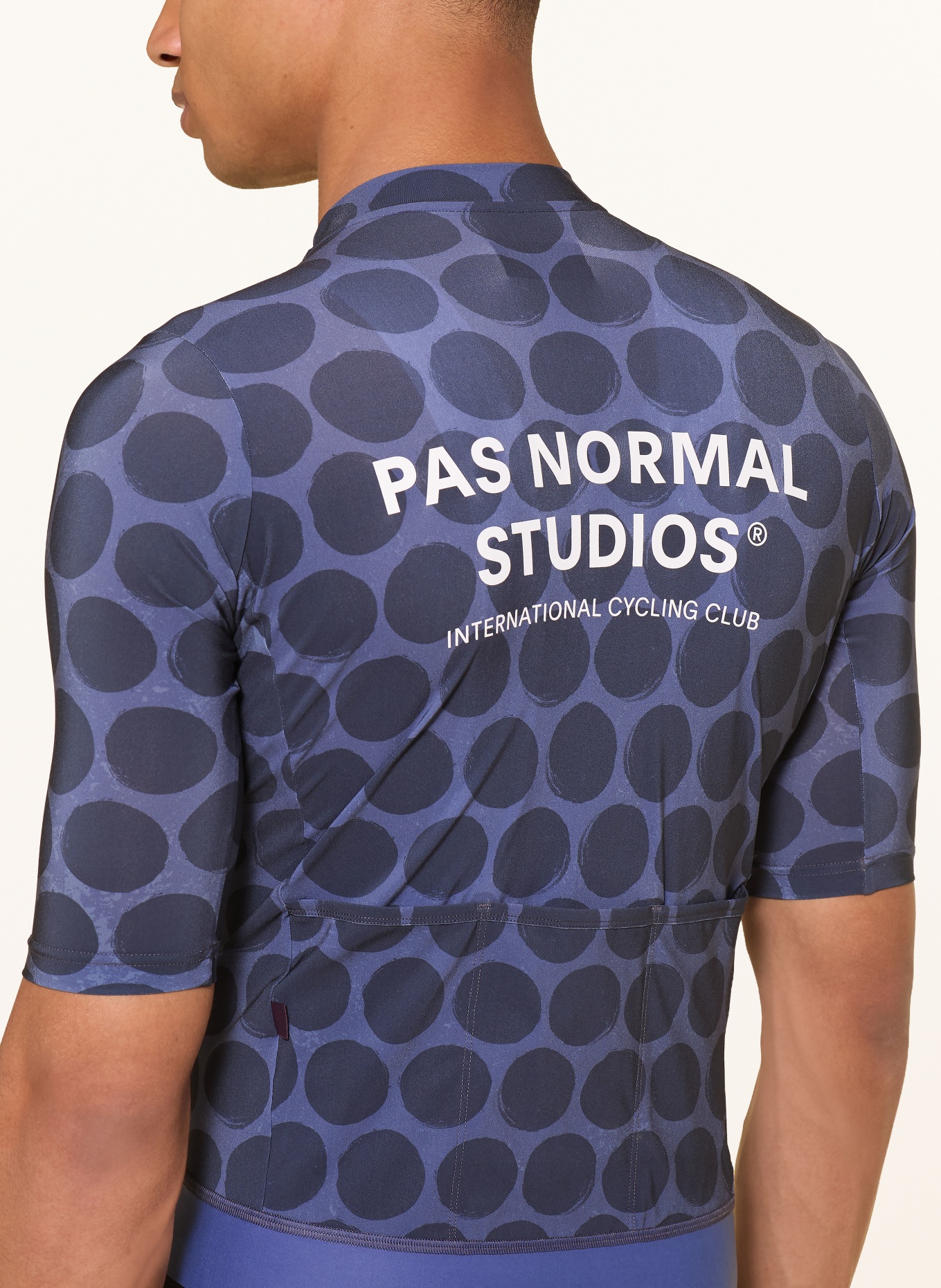 PAS NORMAL STUDIOS Cycling jersey ESSENTIAL: DARK BLUE / BLUE