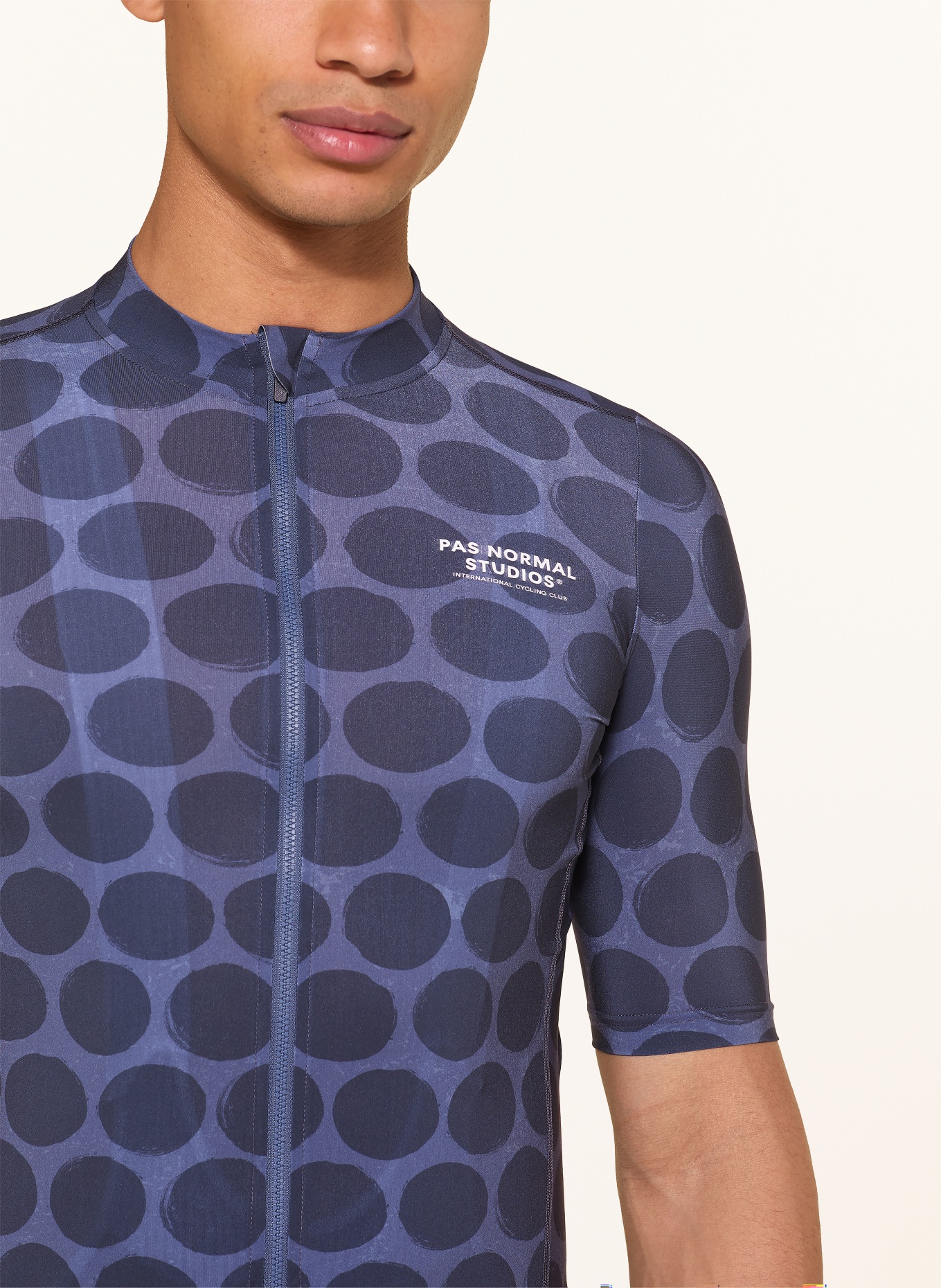 PAS NORMAL STUDIOS Radtrikot ESSENTIAL: DUNKELBLAU / BLAU