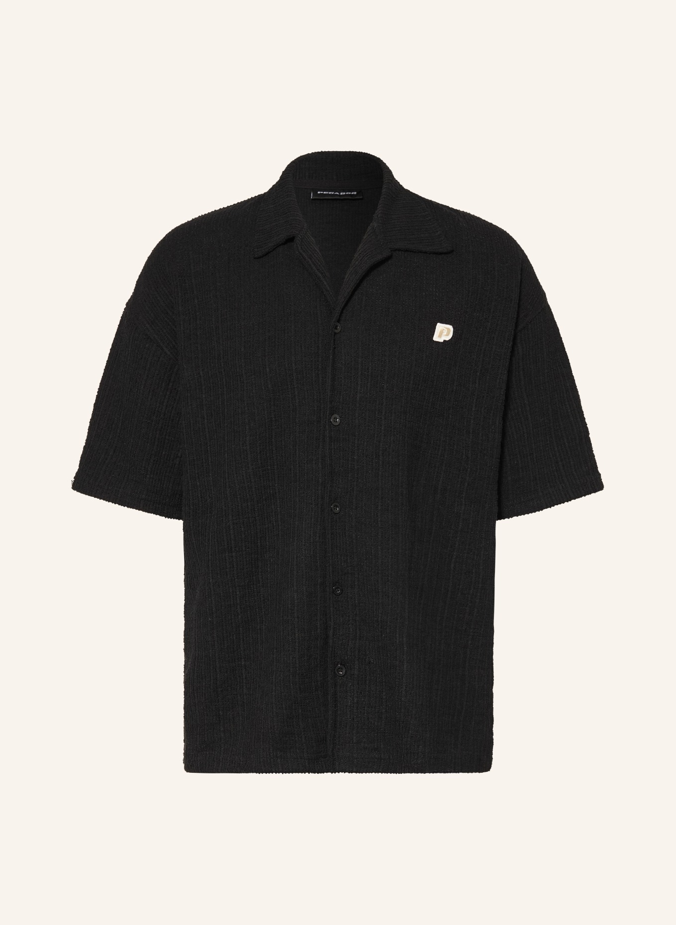 PEGADOR Koszula z klapami LIBCO comfort fit: CZARNY