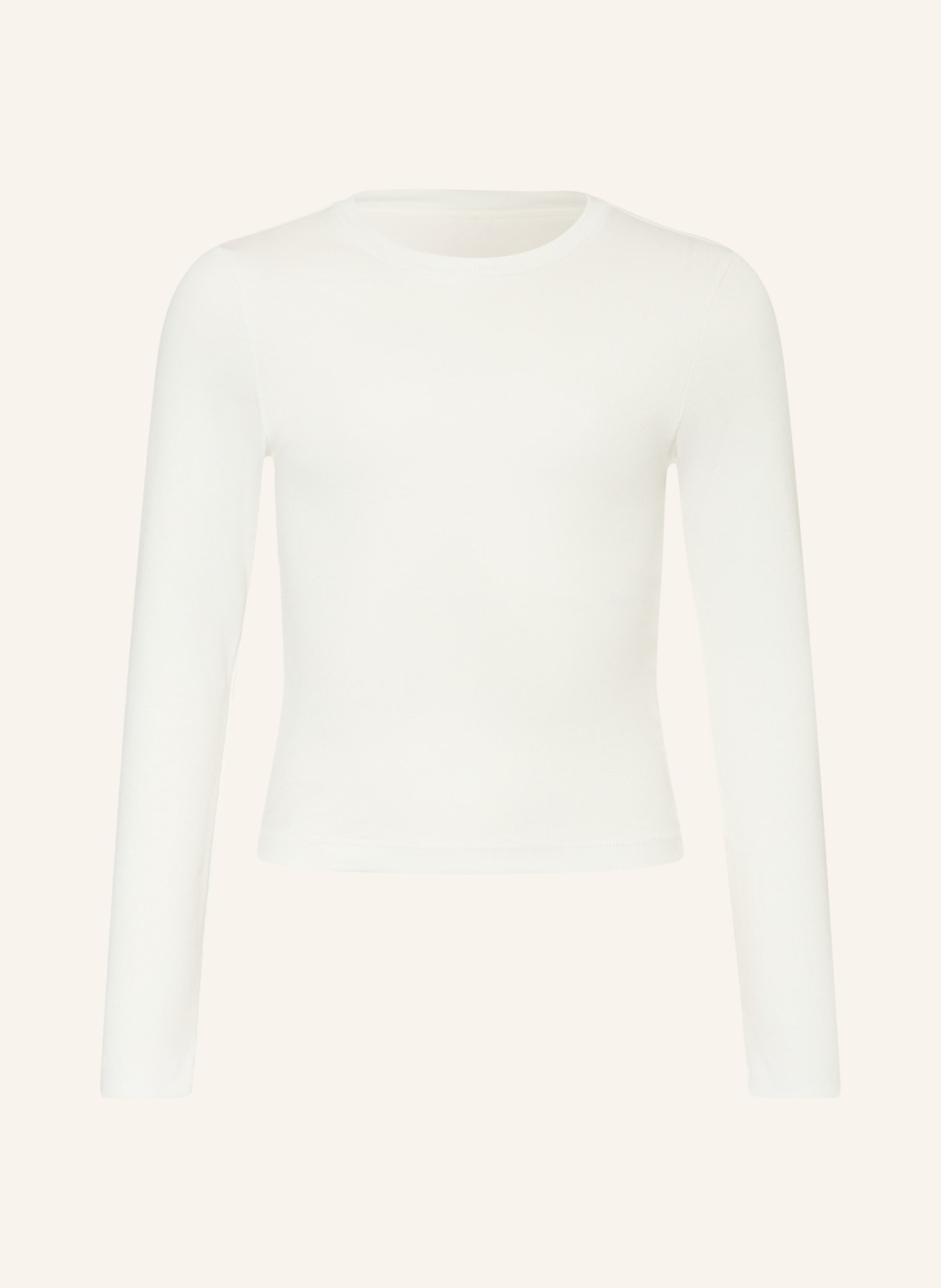 BLUE EFFECT Cropped longsleeve: WIT