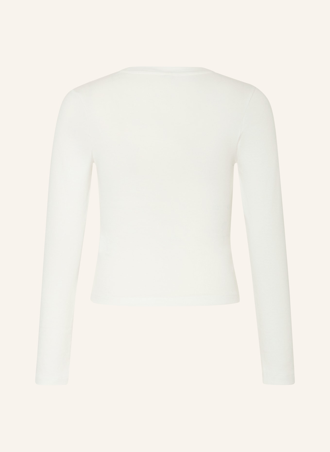 BLUE EFFECT Cropped longsleeve: WIT