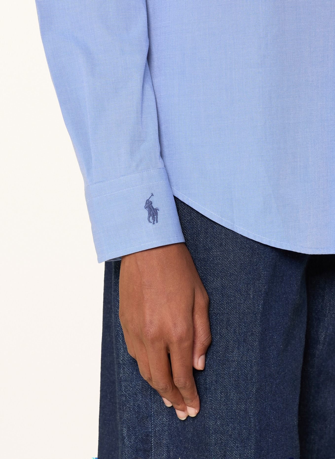 POLO RALPH LAUREN chemise: BLEU CLAIR