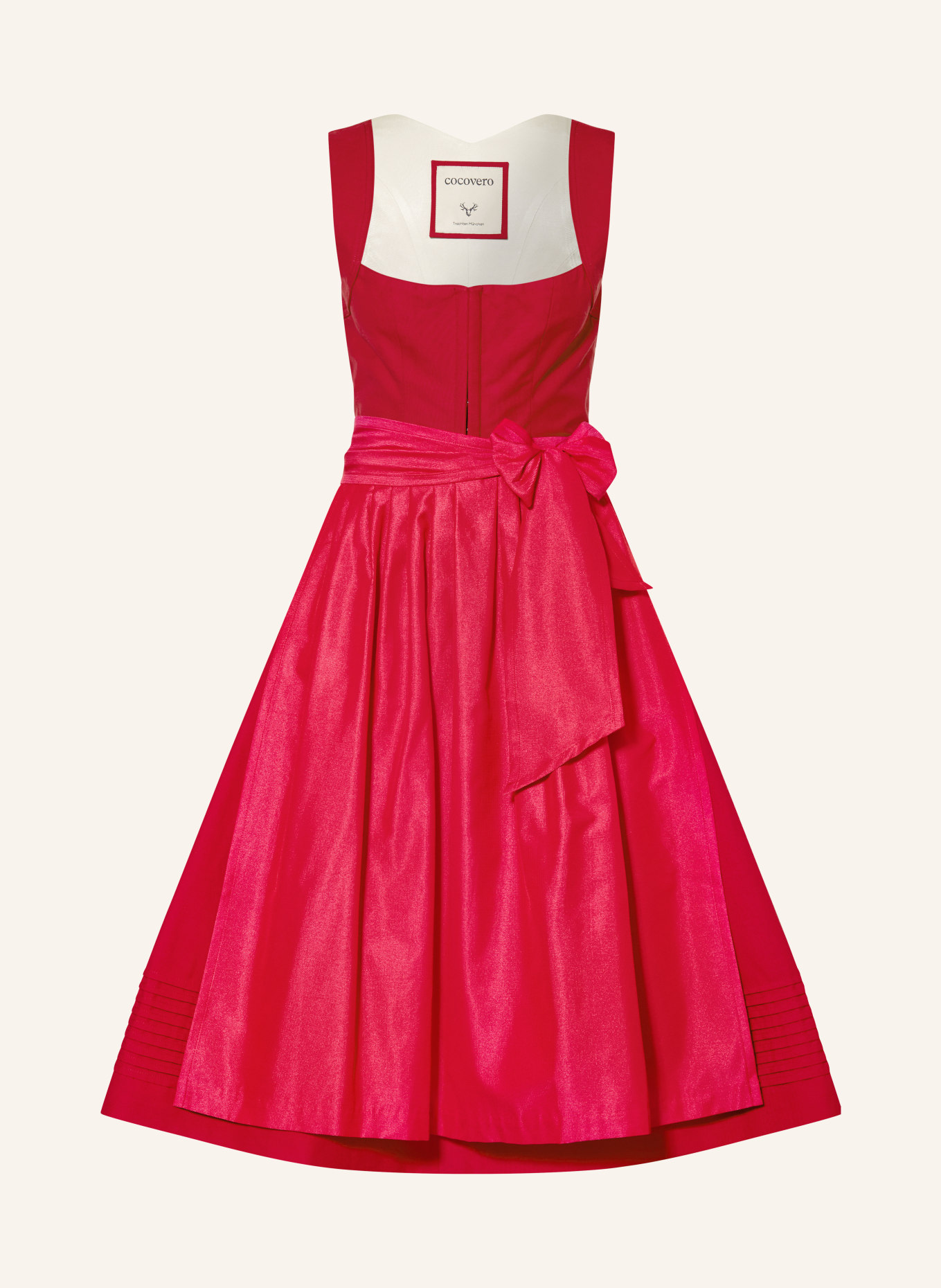 CocoVero Dirndl HERMINE: ČERVENÁ