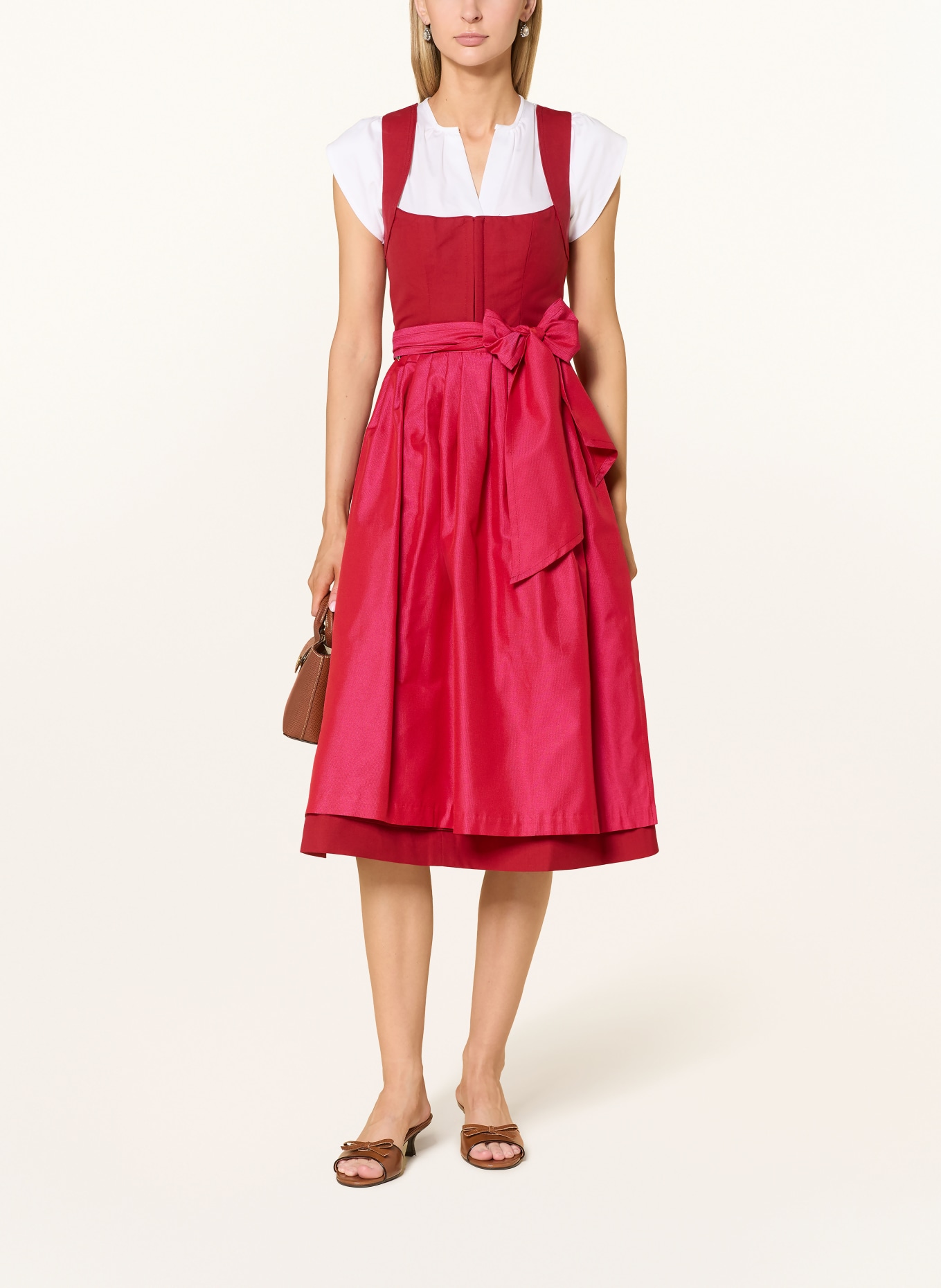 CocoVero Dirndl HERMINE: ČERVENÁ