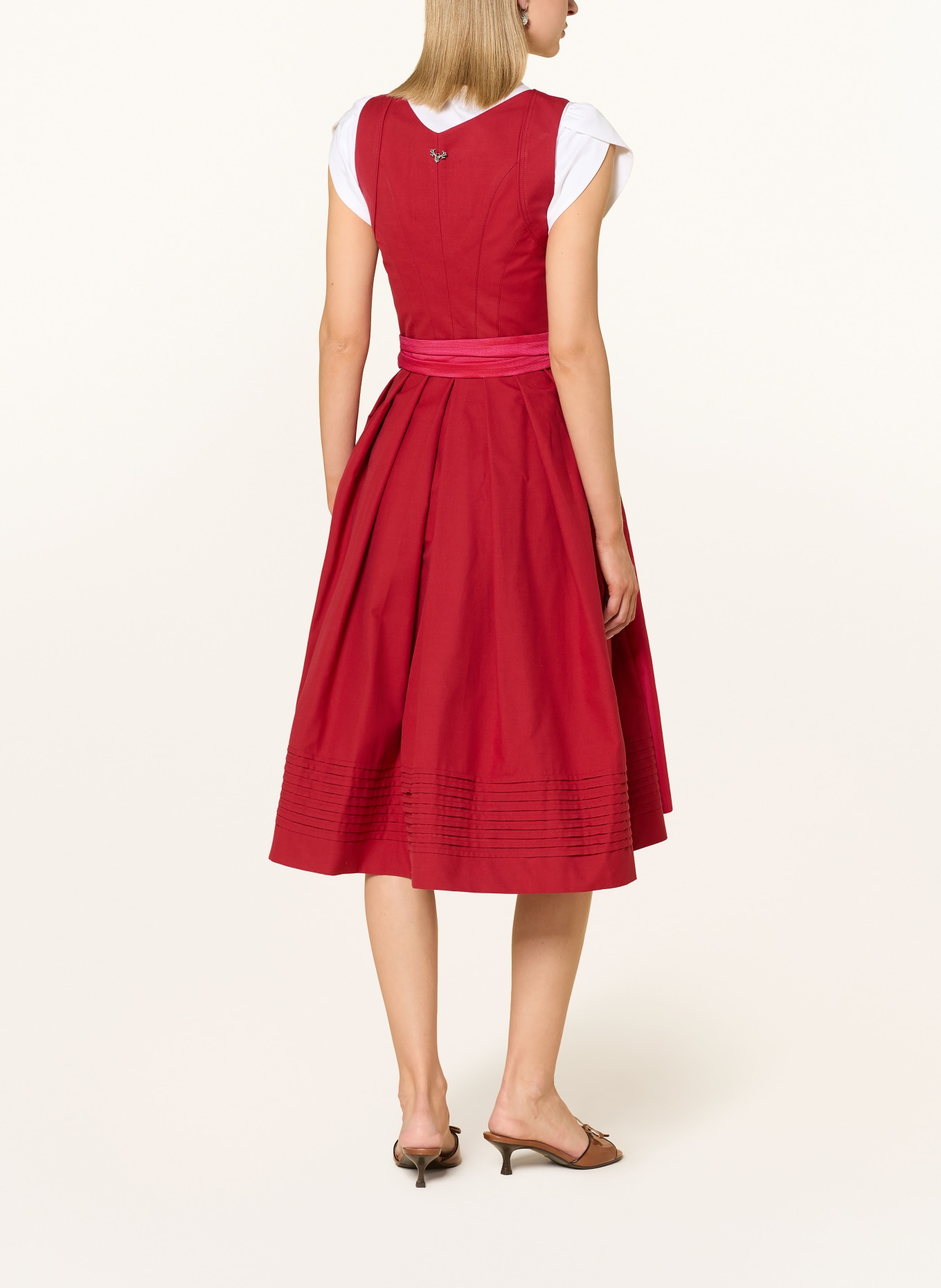 CocoVero Dirndl HERMINE: ČERVENÁ