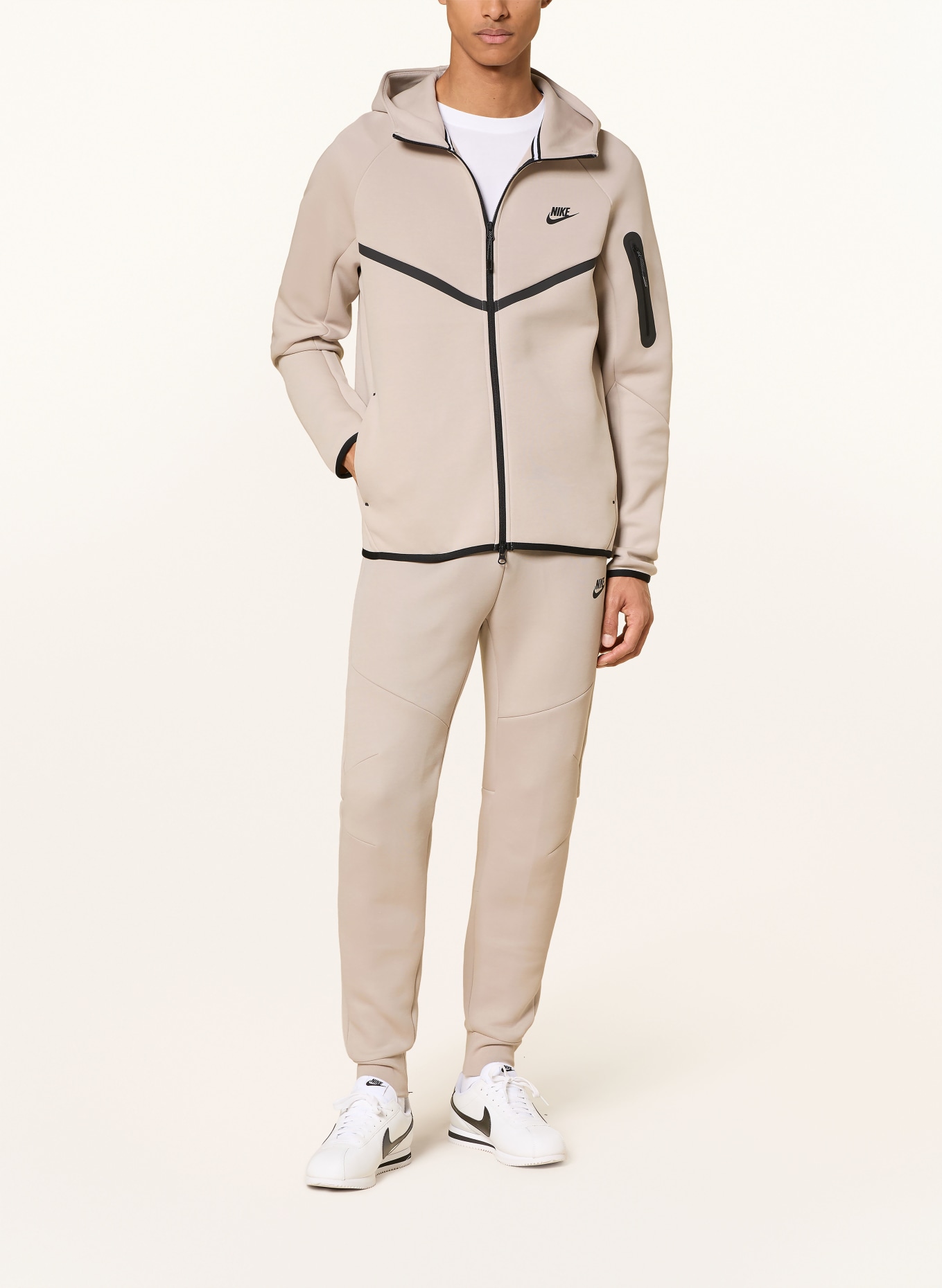 Nike Hoodie TECH FLEECE: BEIGE