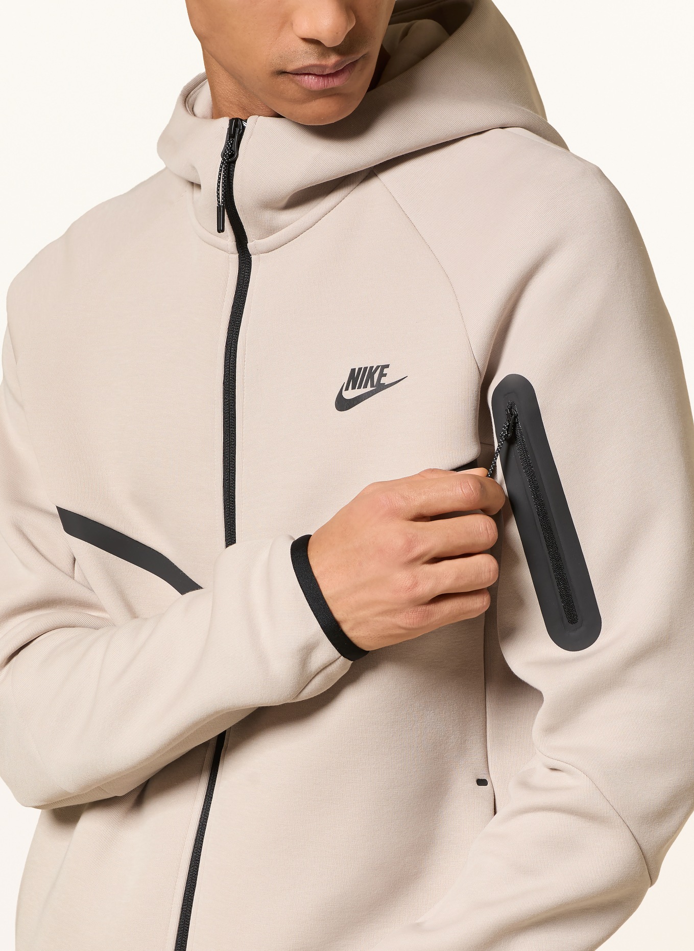 Nike Hoodie TECH FLEECE: BEIGE