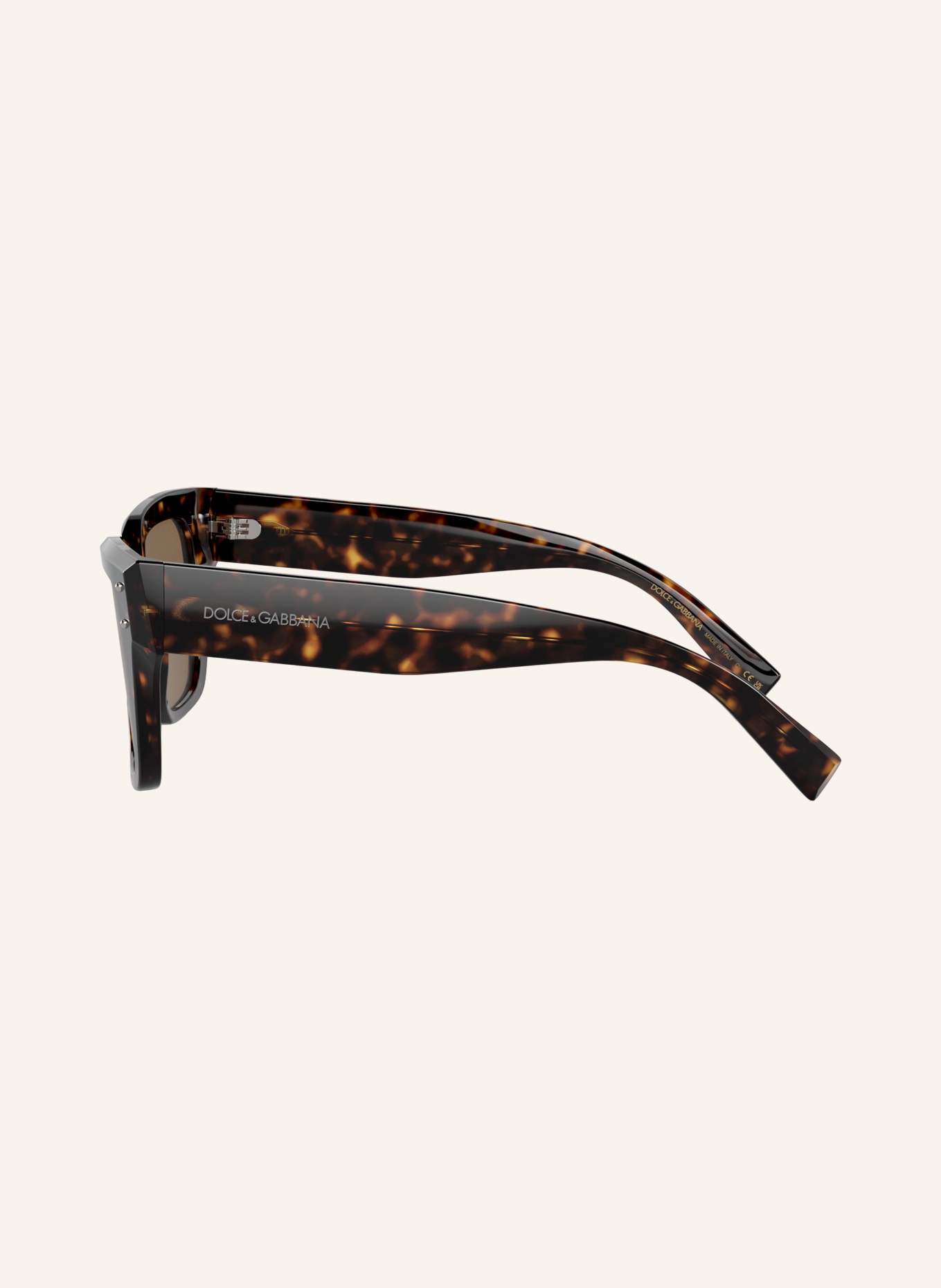 DOLCE & GABBANA Okulary przeciwsłoneczne DG4471: HAVANA/ CIEMNOSZARY