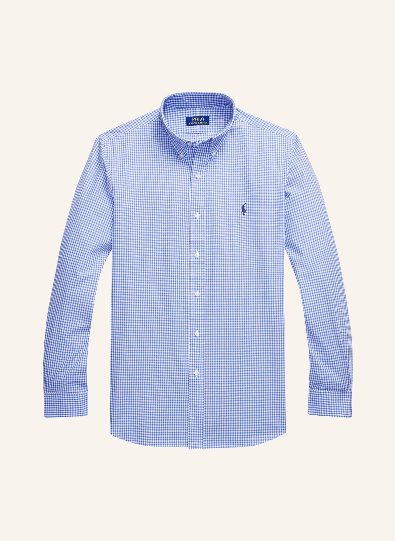 POLO RALPH LAUREN Chemise Custom Fit: BLEU / BLANC