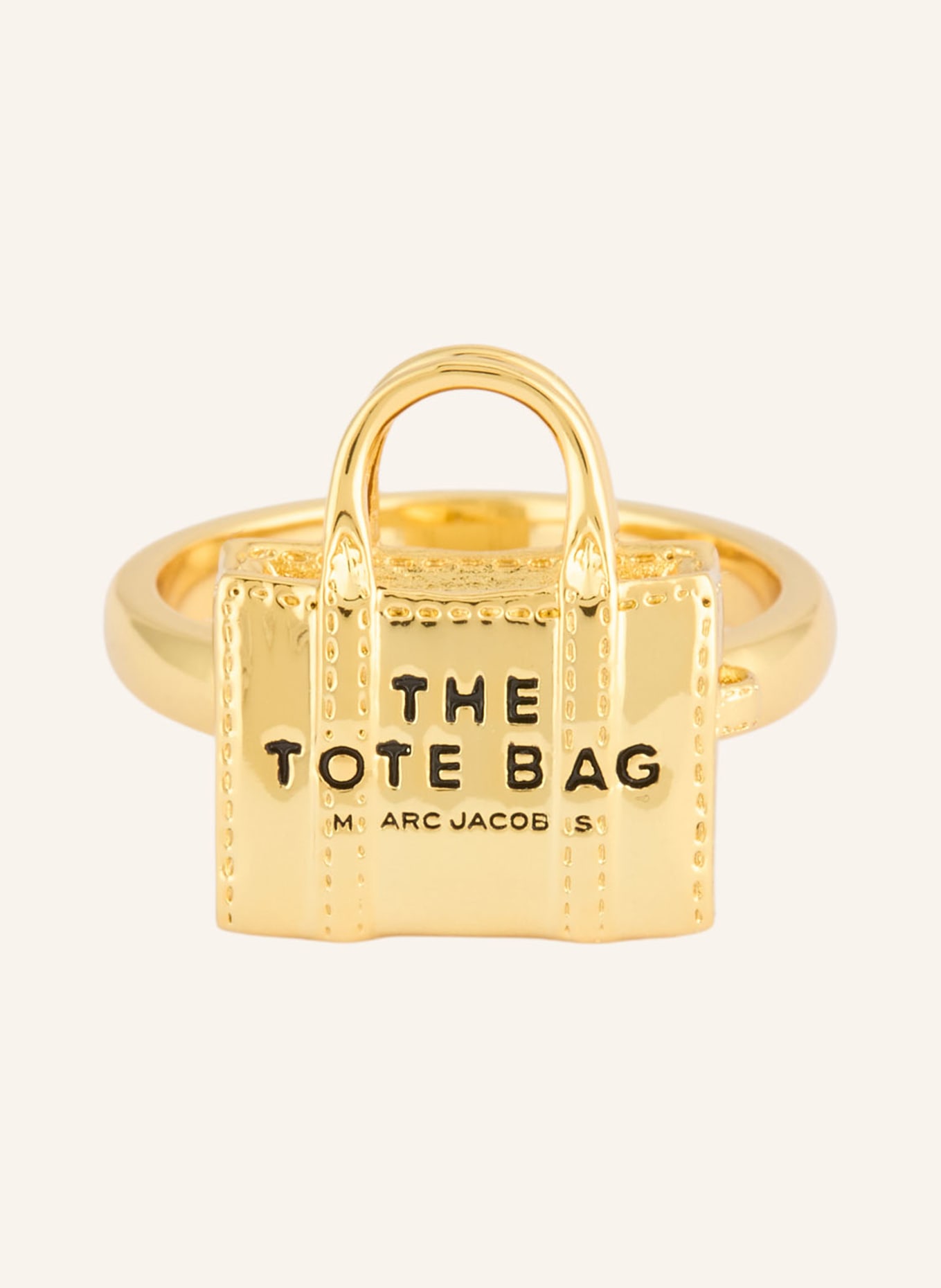 MARC JACOBS Ring THE TOTE BAG RING: GOLD