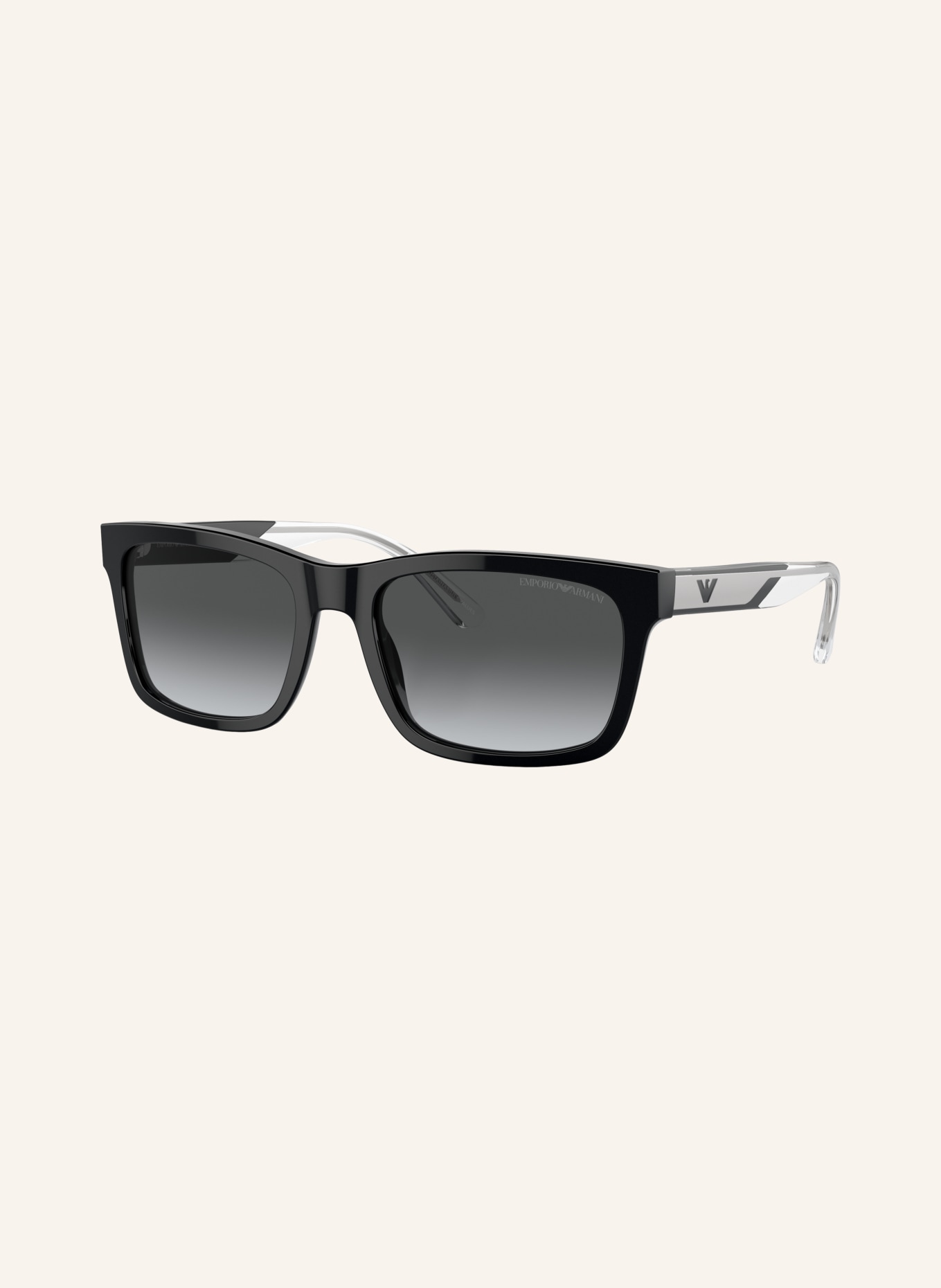 EMPORIO ARMANI Sunglasses EA4224: BLACK/GRAY POLARIZED