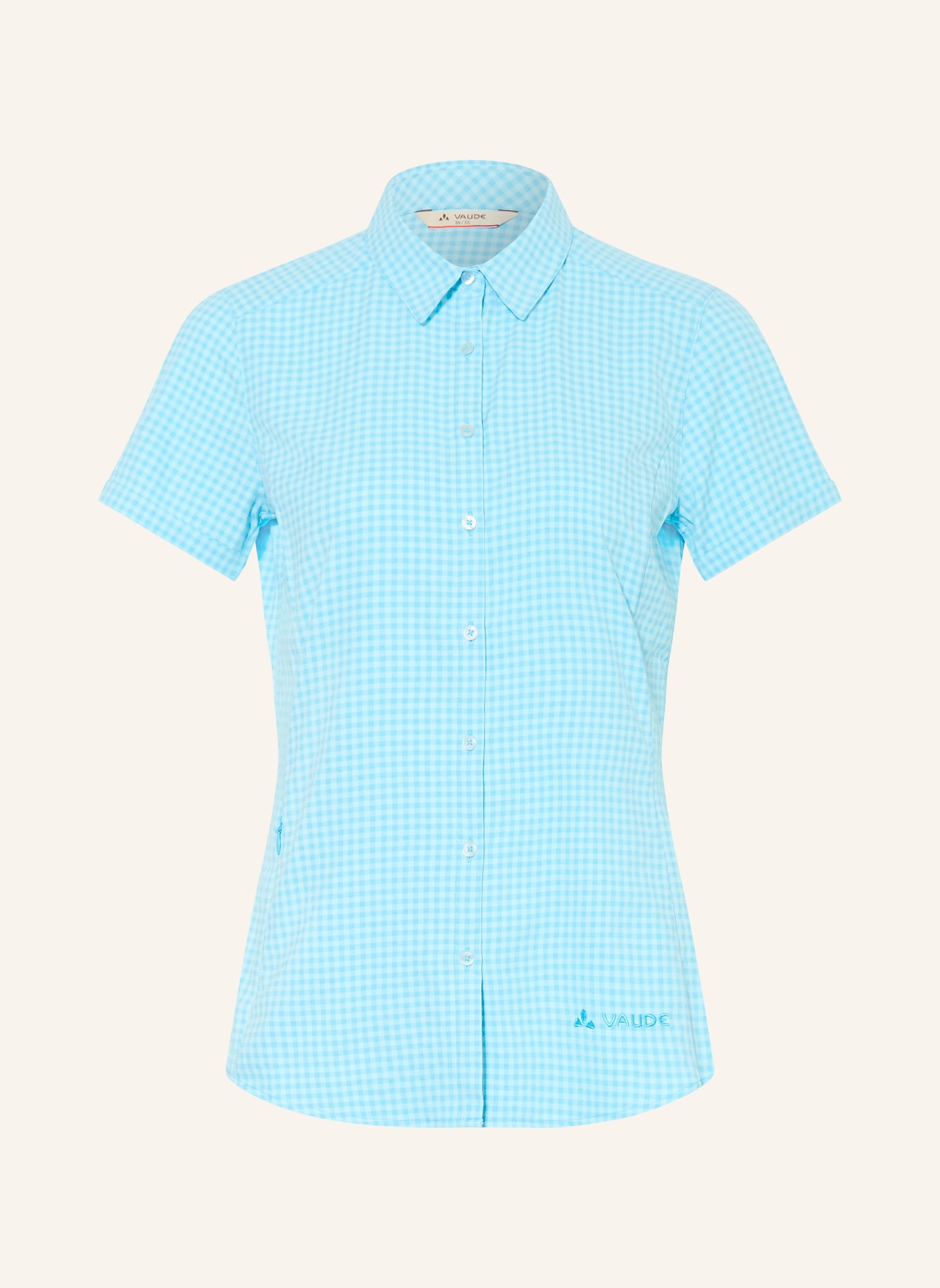 VAUDE Outdoor-Bluse SEILAND III: TÜRKIS / HELLBLAU