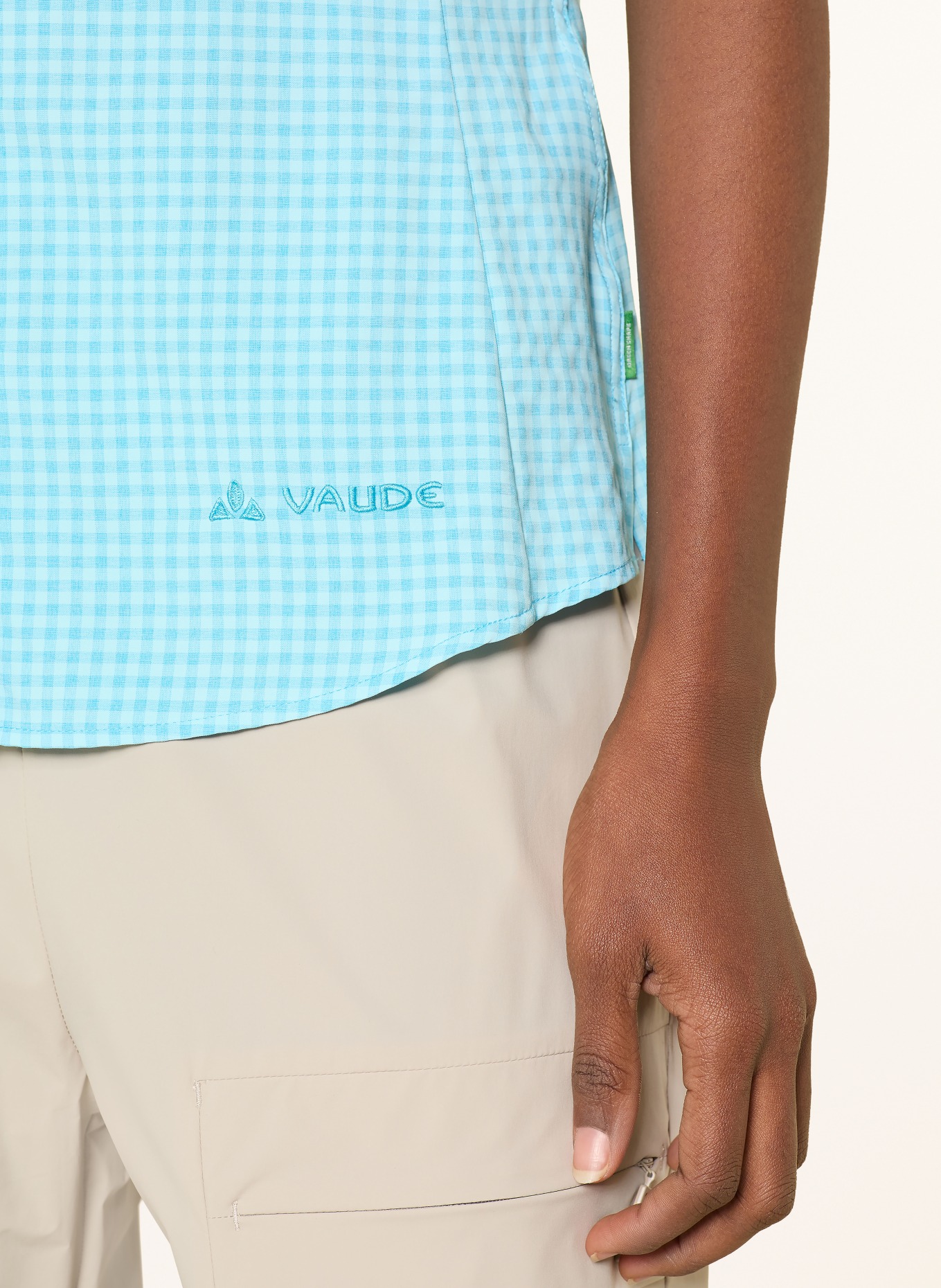 VAUDE Outdoor-Bluse SEILAND III: TÜRKIS / HELLBLAU