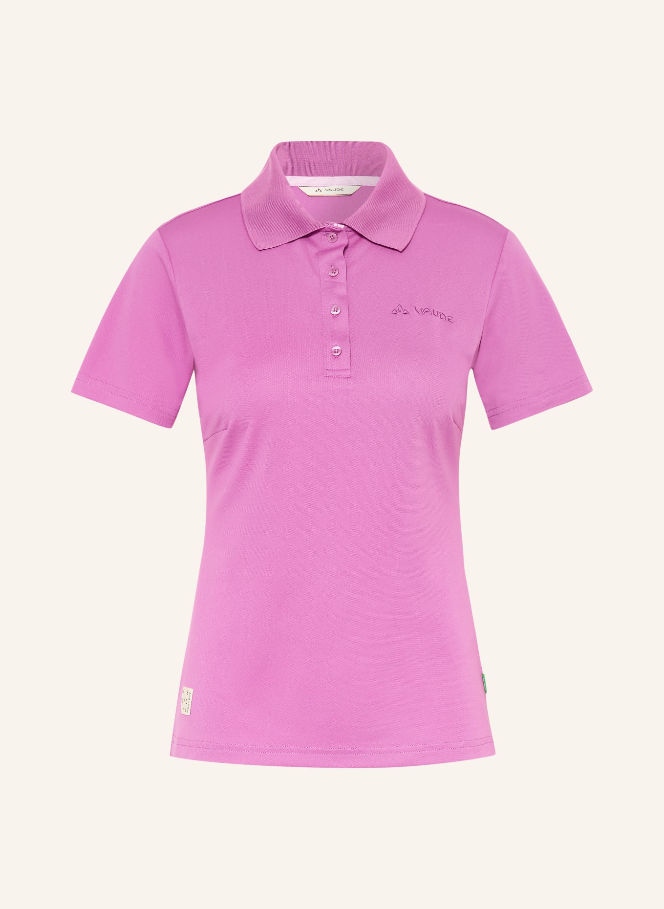 VAUDE Performance polo shirt ESSENTIAL: FUCHSIA