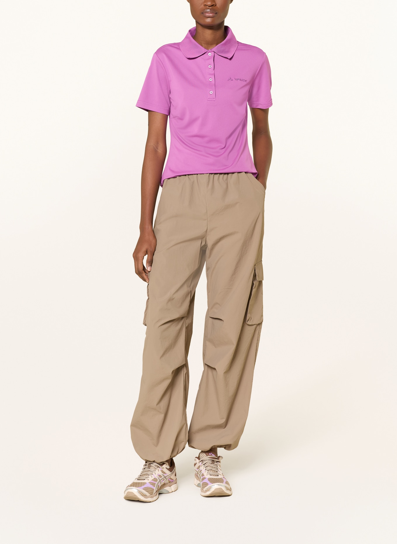 VAUDE Performance polo shirt ESSENTIAL: FUCHSIA
