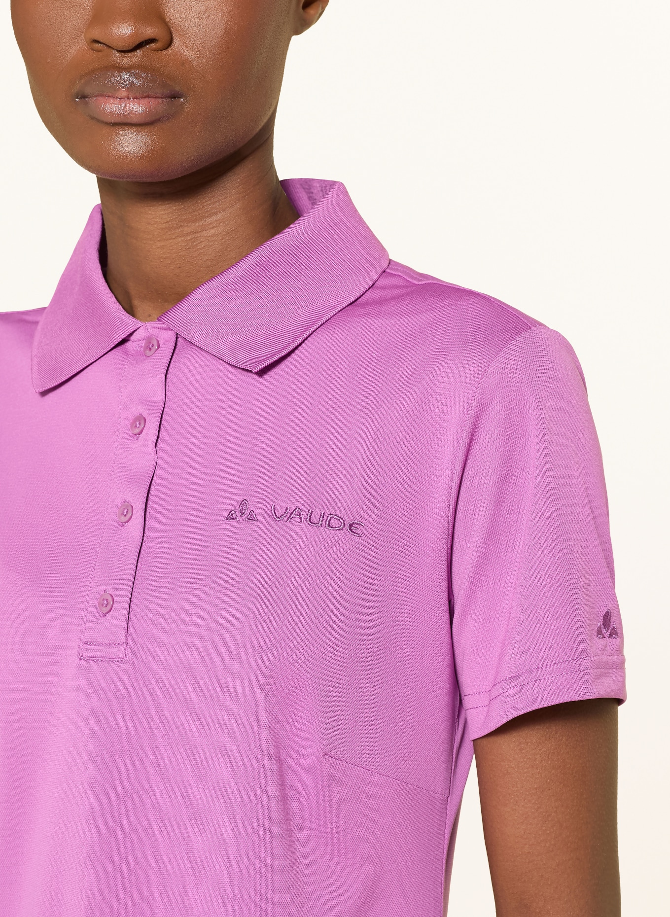 VAUDE Performance polo shirt ESSENTIAL: FUCHSIA