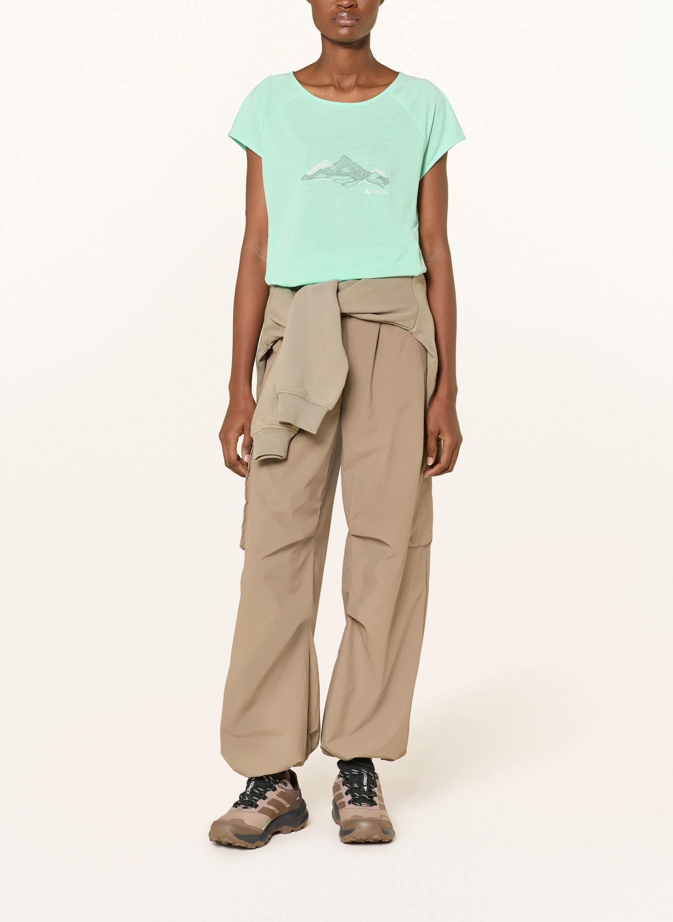 VAUDE T-Shirt TEKOA II: HELLGRÜN