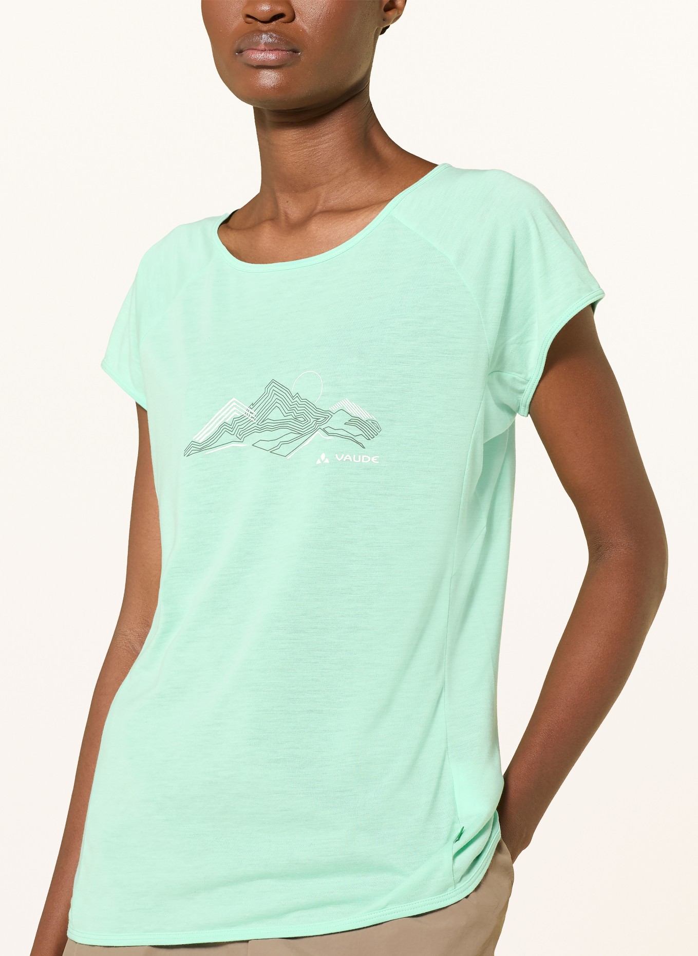 VAUDE T-Shirt TEKOA II: HELLGRÜN