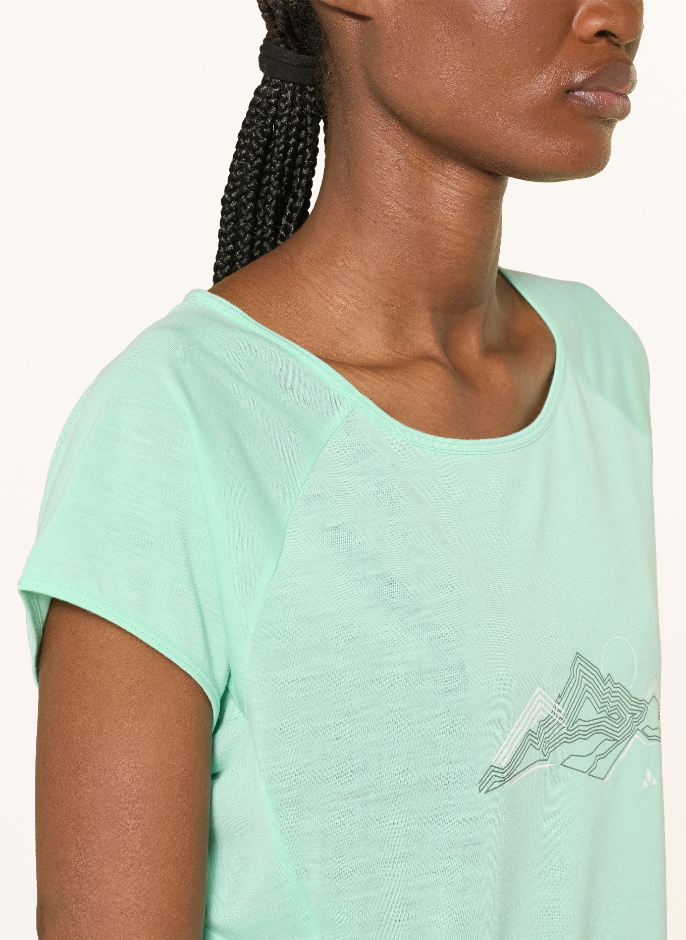 VAUDE T-Shirt TEKOA II: HELLGRÜN