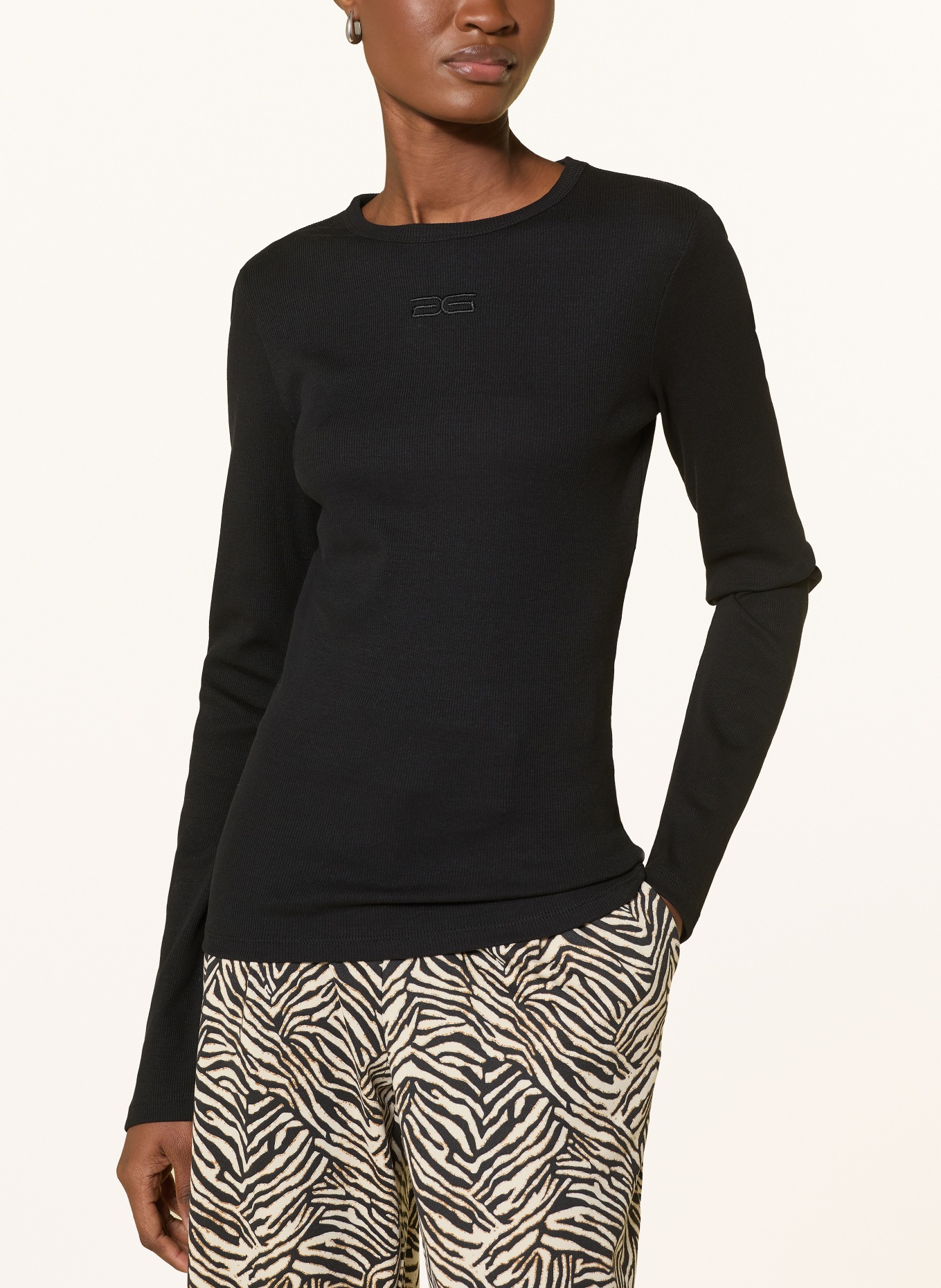 GESTUZ Longsleeve DREWGZ: SCHWARZ