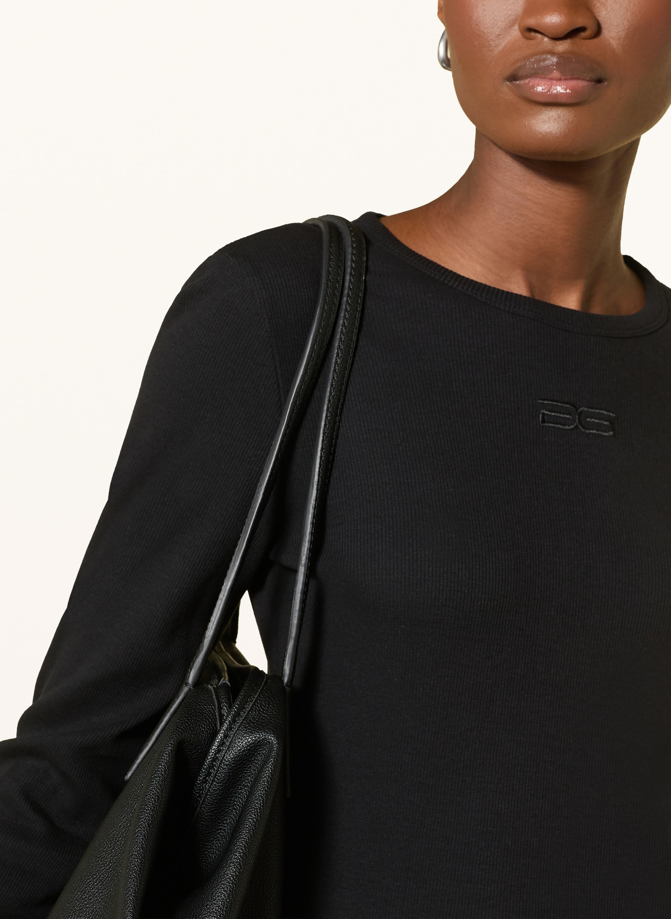 GESTUZ Longsleeve DREWGZ: SCHWARZ