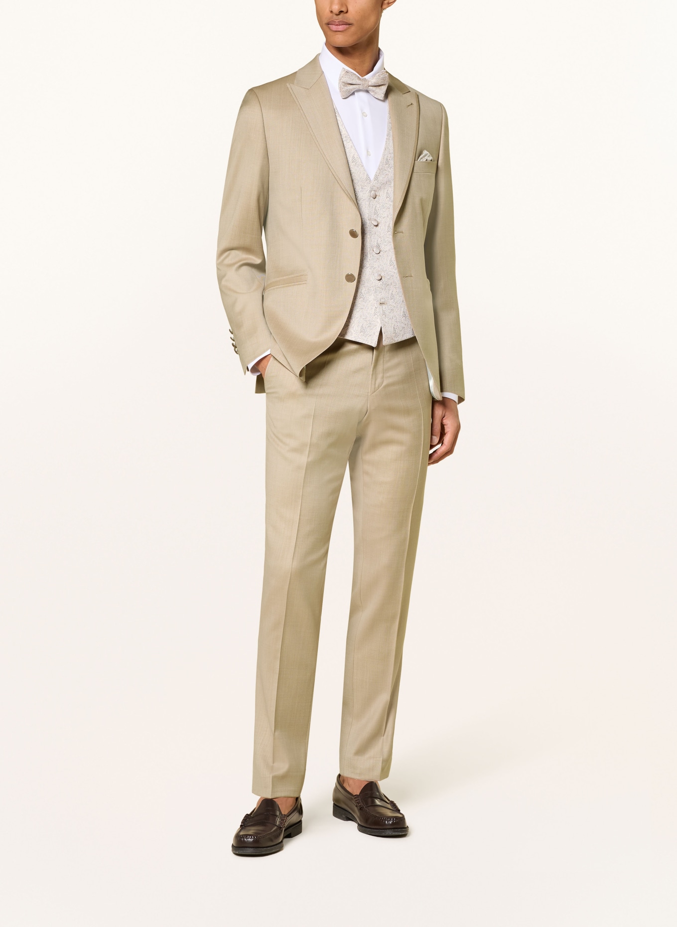 WILVORST Anzughose Extra Slim Fit: 067 beige