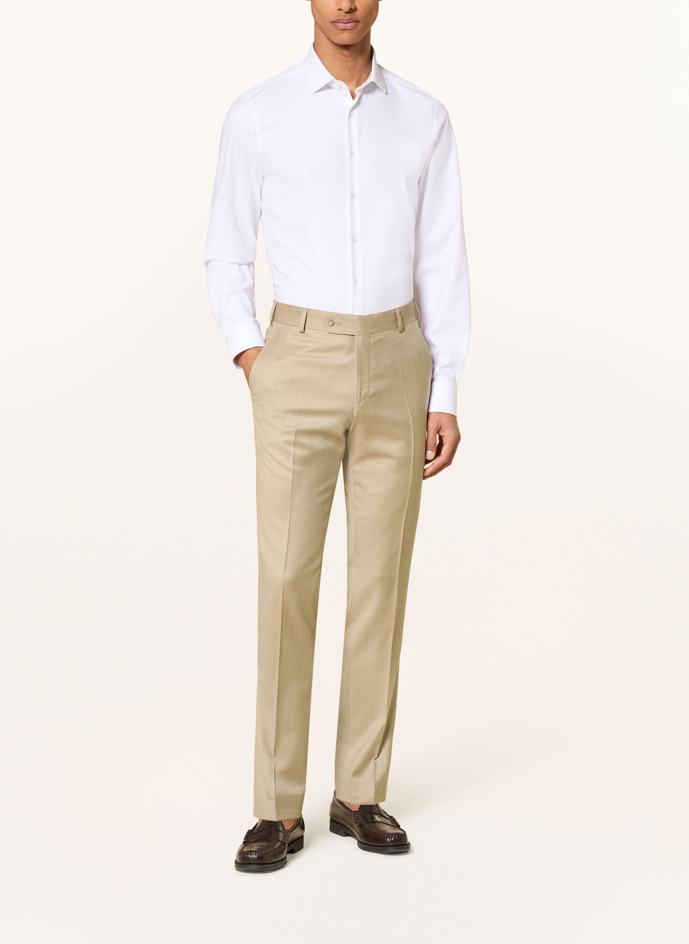 WILVORST Anzughose Extra Slim Fit: 067 beige