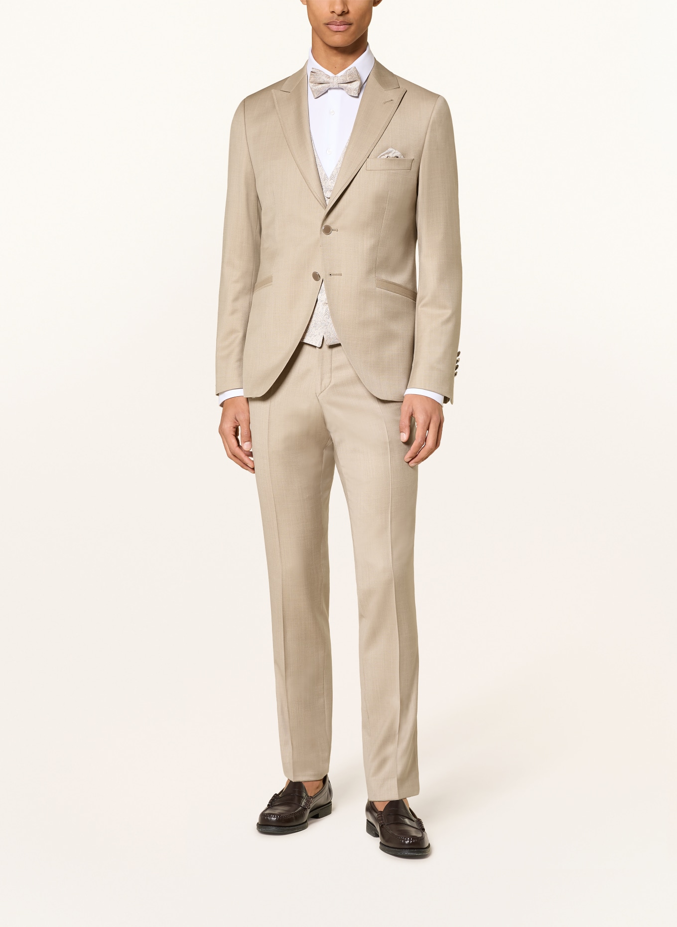WILVORST Anzugsakko Extra Slim Fit: 067 beige