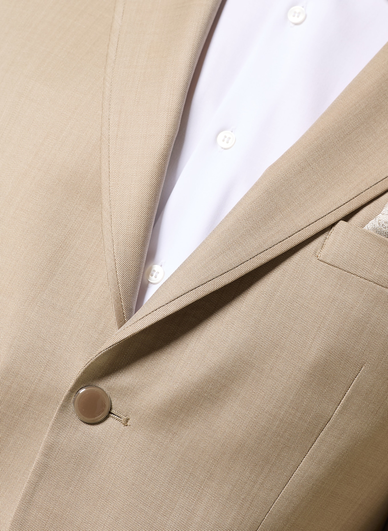 WILVORST Anzugsakko Extra Slim Fit: 067 beige