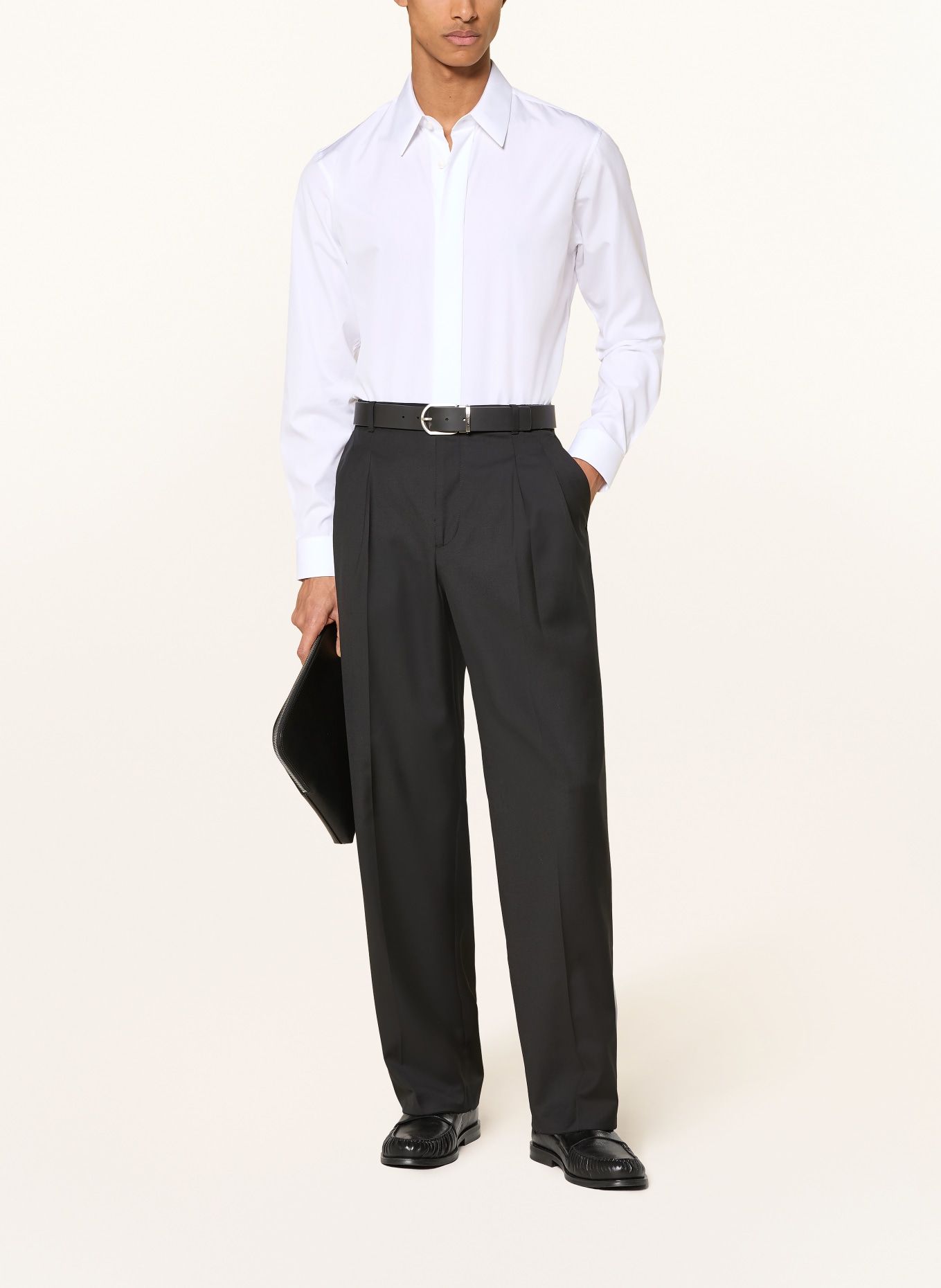 SANDRO Hemd Slim Fit: WEISS