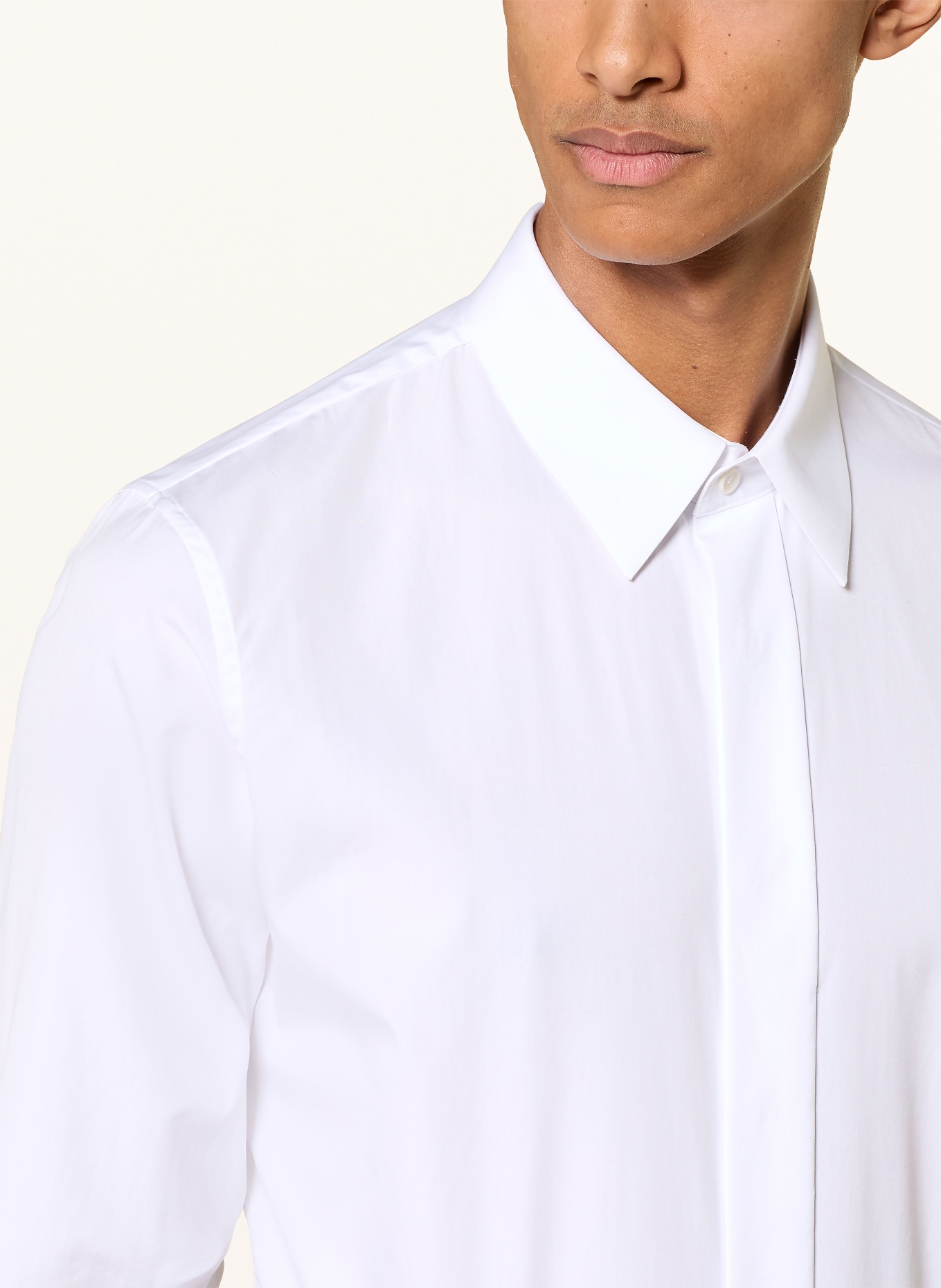 SANDRO Hemd Slim Fit: WEISS