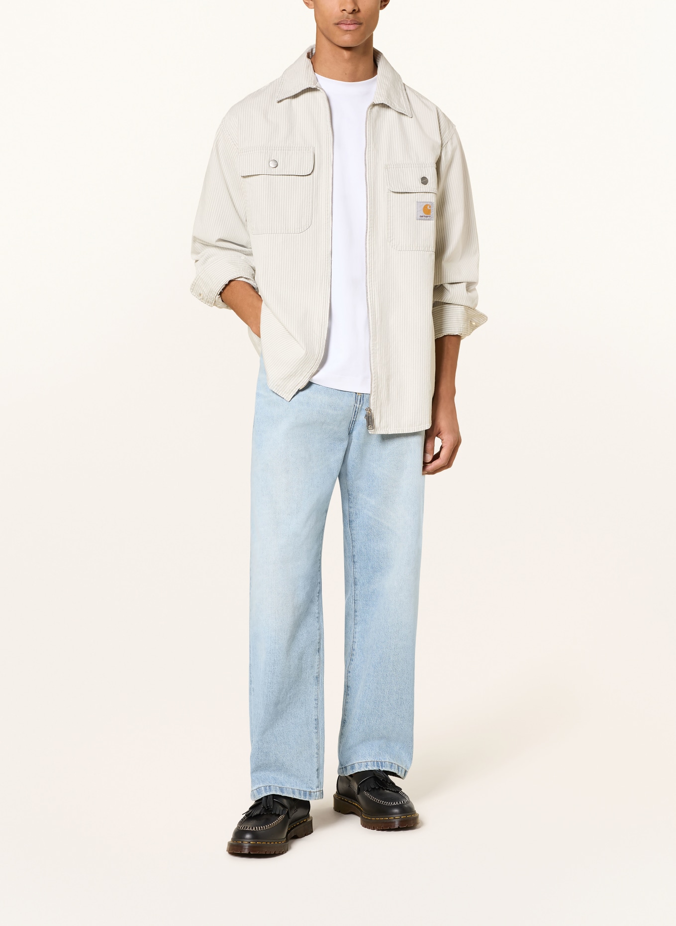 carhartt WIP Jeans LANDON Coupe ample et fuselée: 01WU BLUE