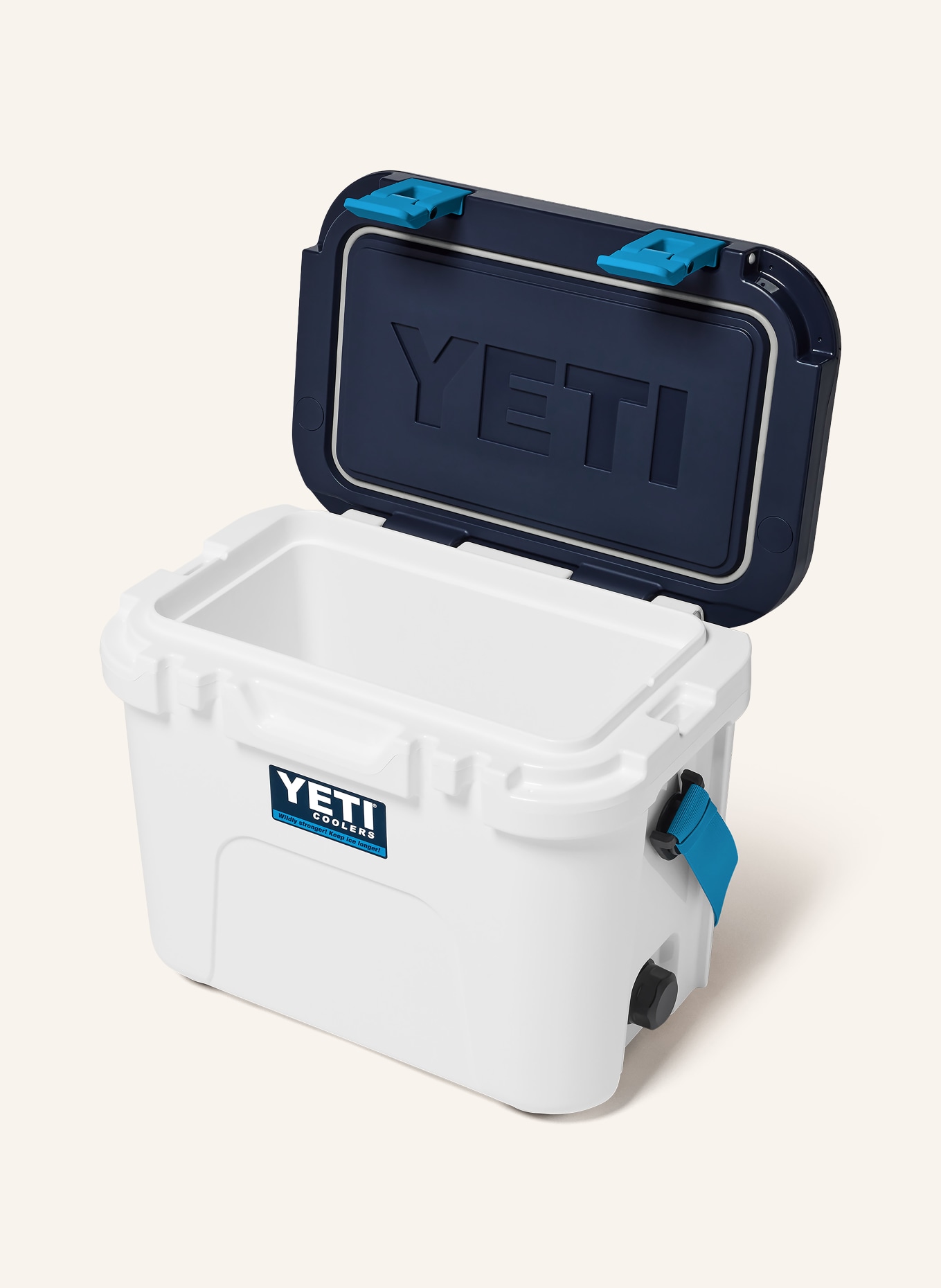 YETI Kühlbox ROADIE® 15: WEISS / BLAU