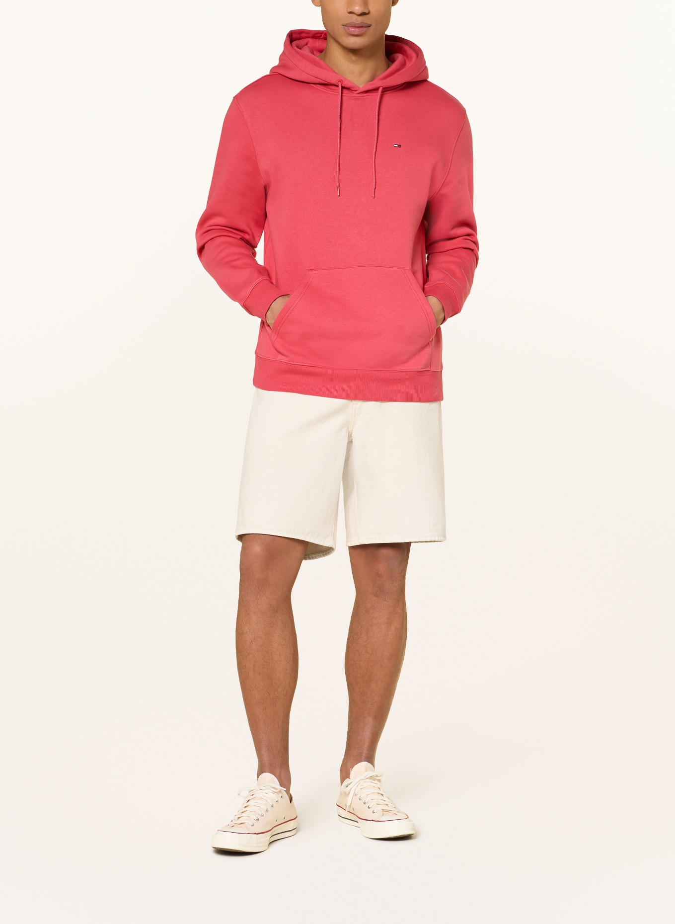 TOMMY JEANS Hoodie: HELLROT