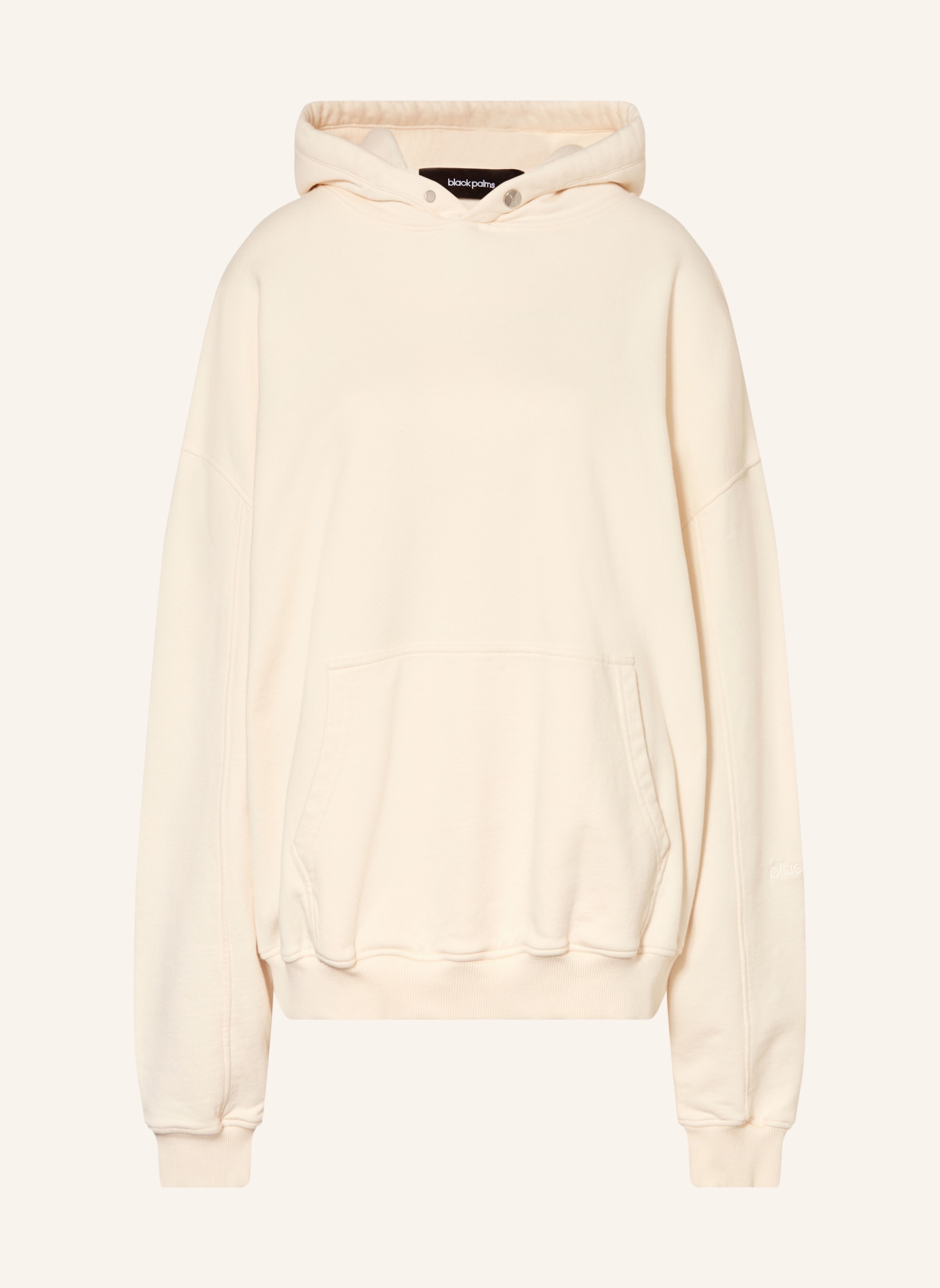 black palms Oversized hoodie HONEY 1.0: CREAM