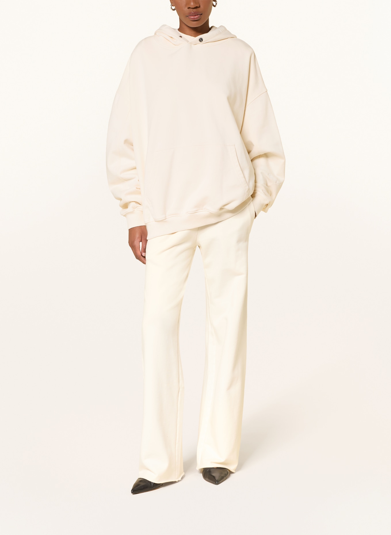 black palms Oversized hoodie HONEY 1.0: CREAM