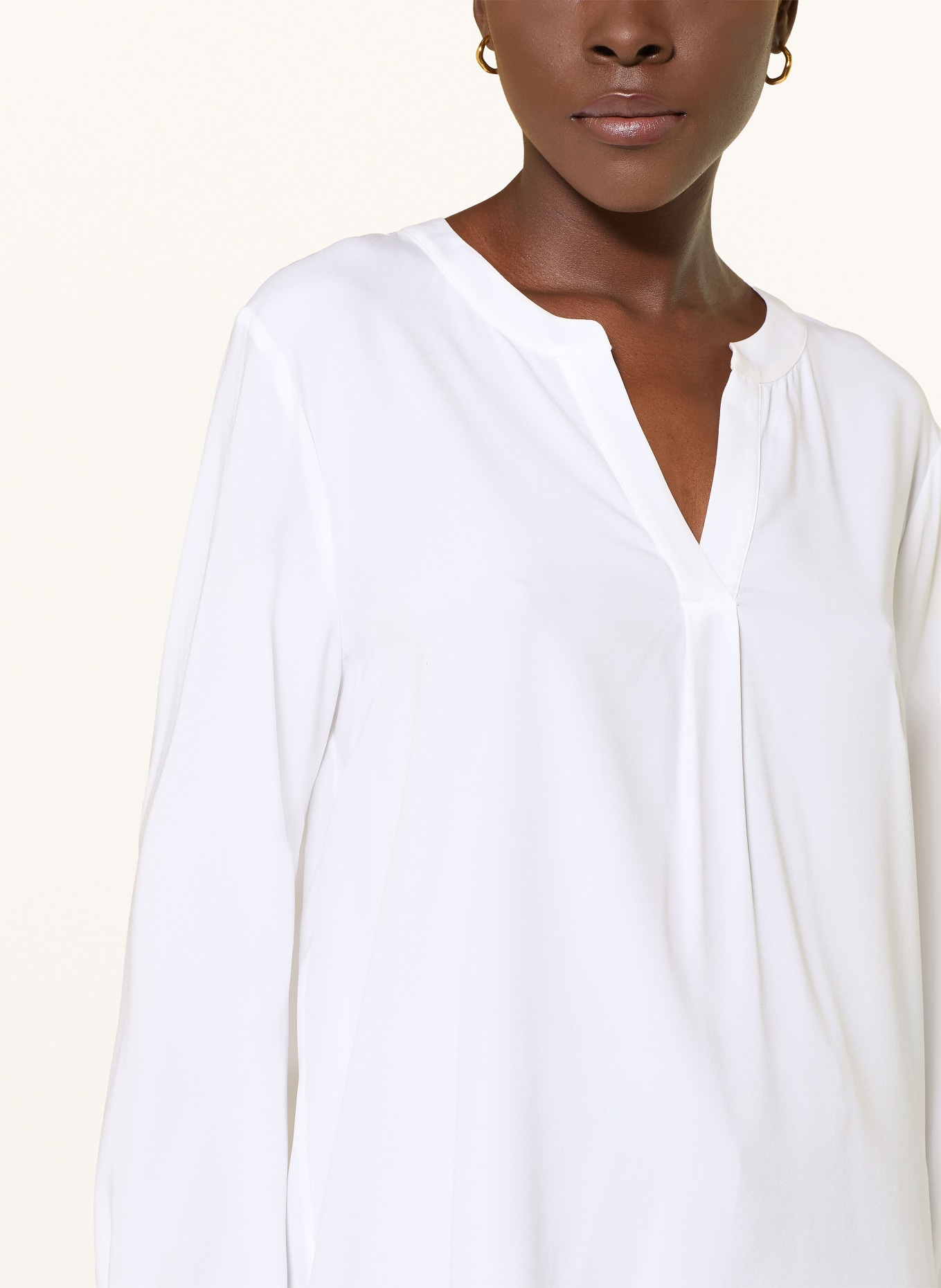 HERZEN'S ANGELEGENHEIT Blouse-shirt van zijde: WIT