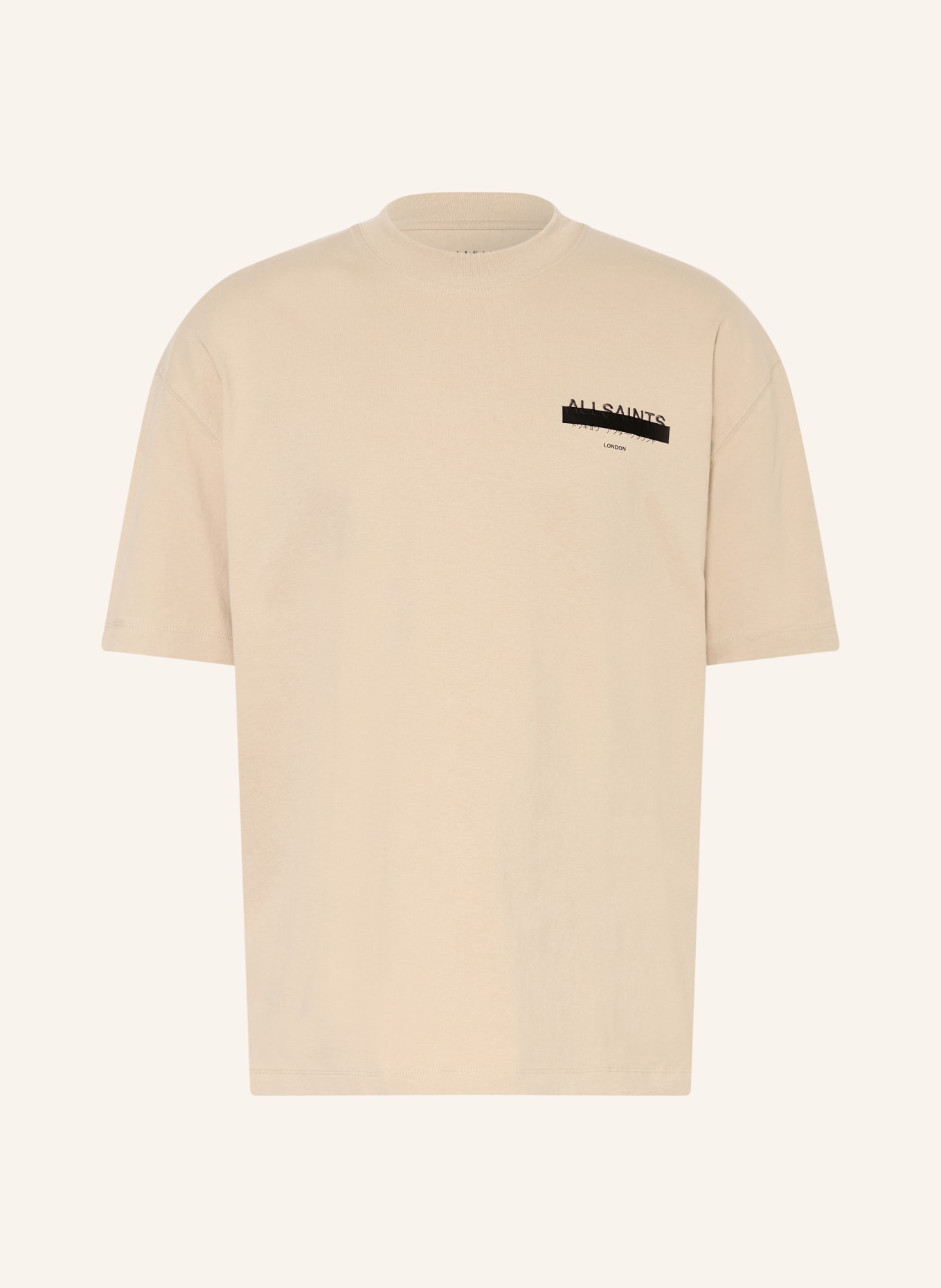 ALLSAINTS T-shirt REDACT: LIGHT BROWN