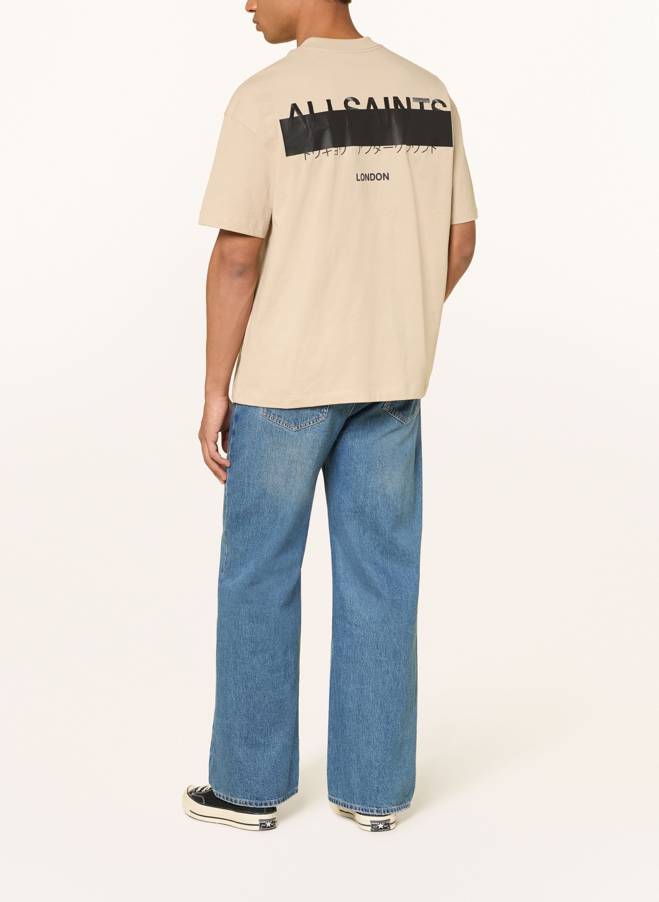 ALLSAINTS T-shirt REDACT: LIGHT BROWN