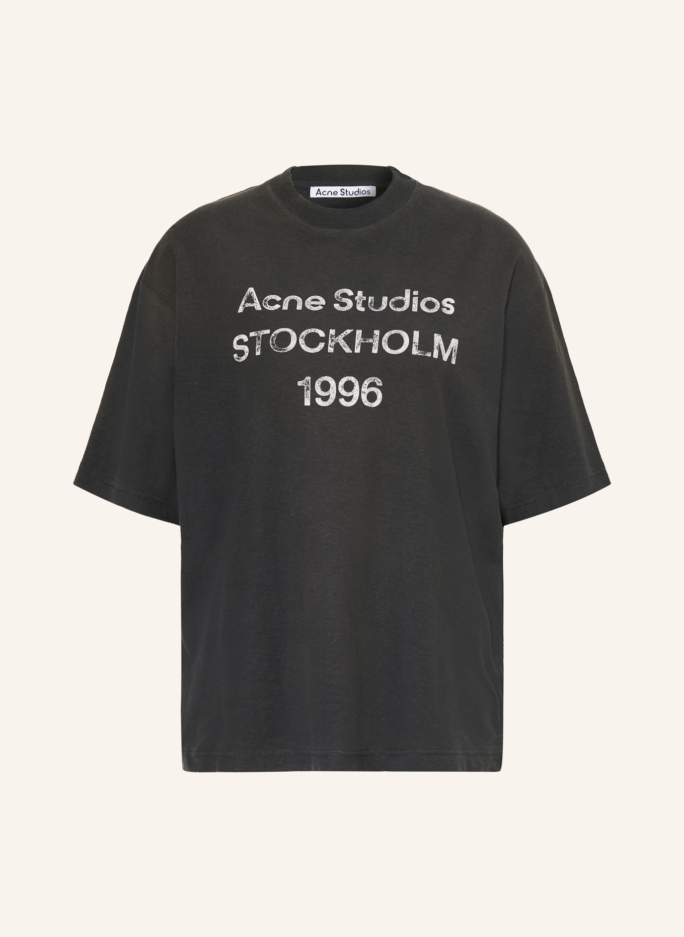 Acne Studios T-shirt: BLACK / WHITE