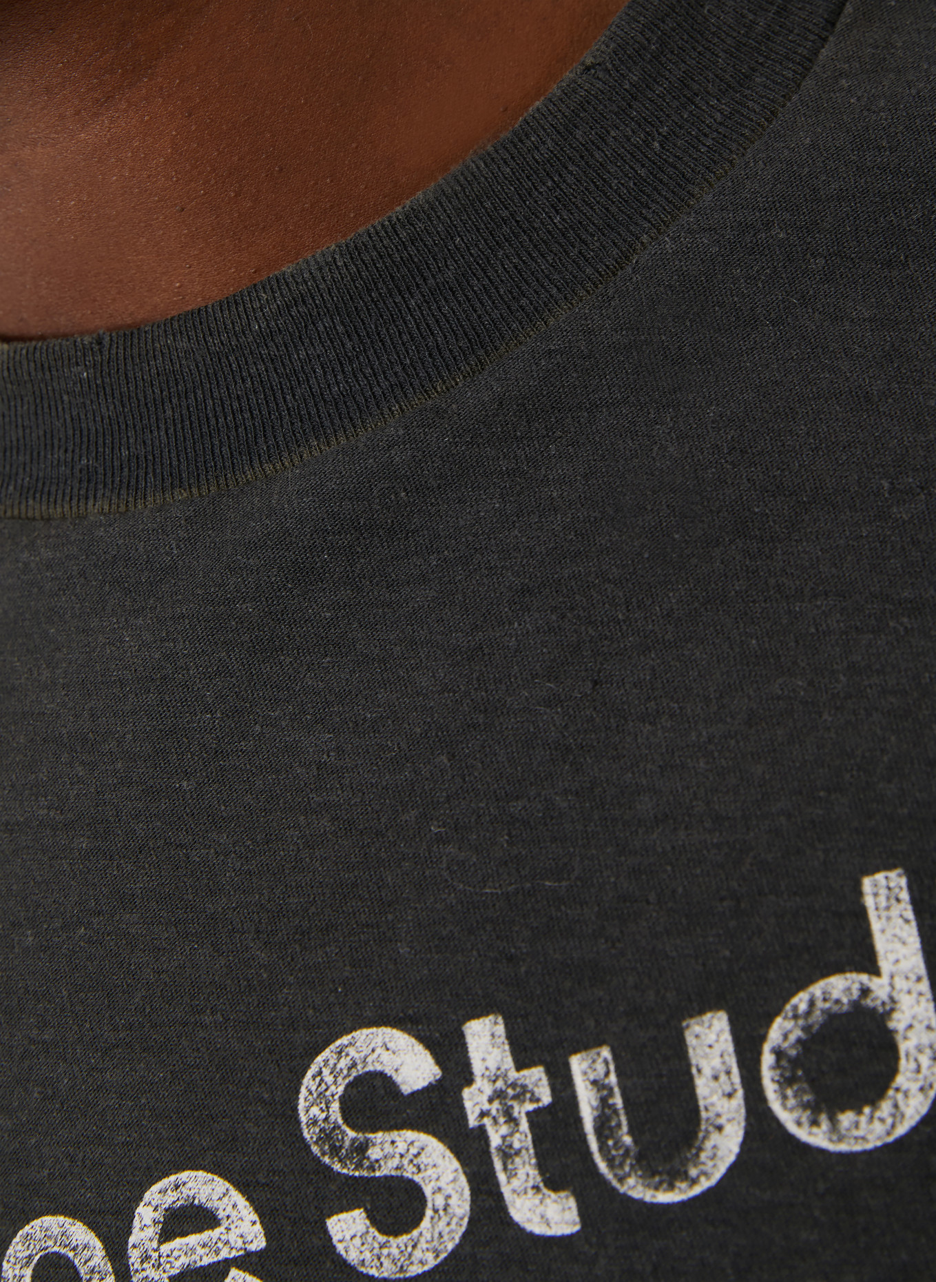 Acne Studios T-shirt: BLACK / WHITE