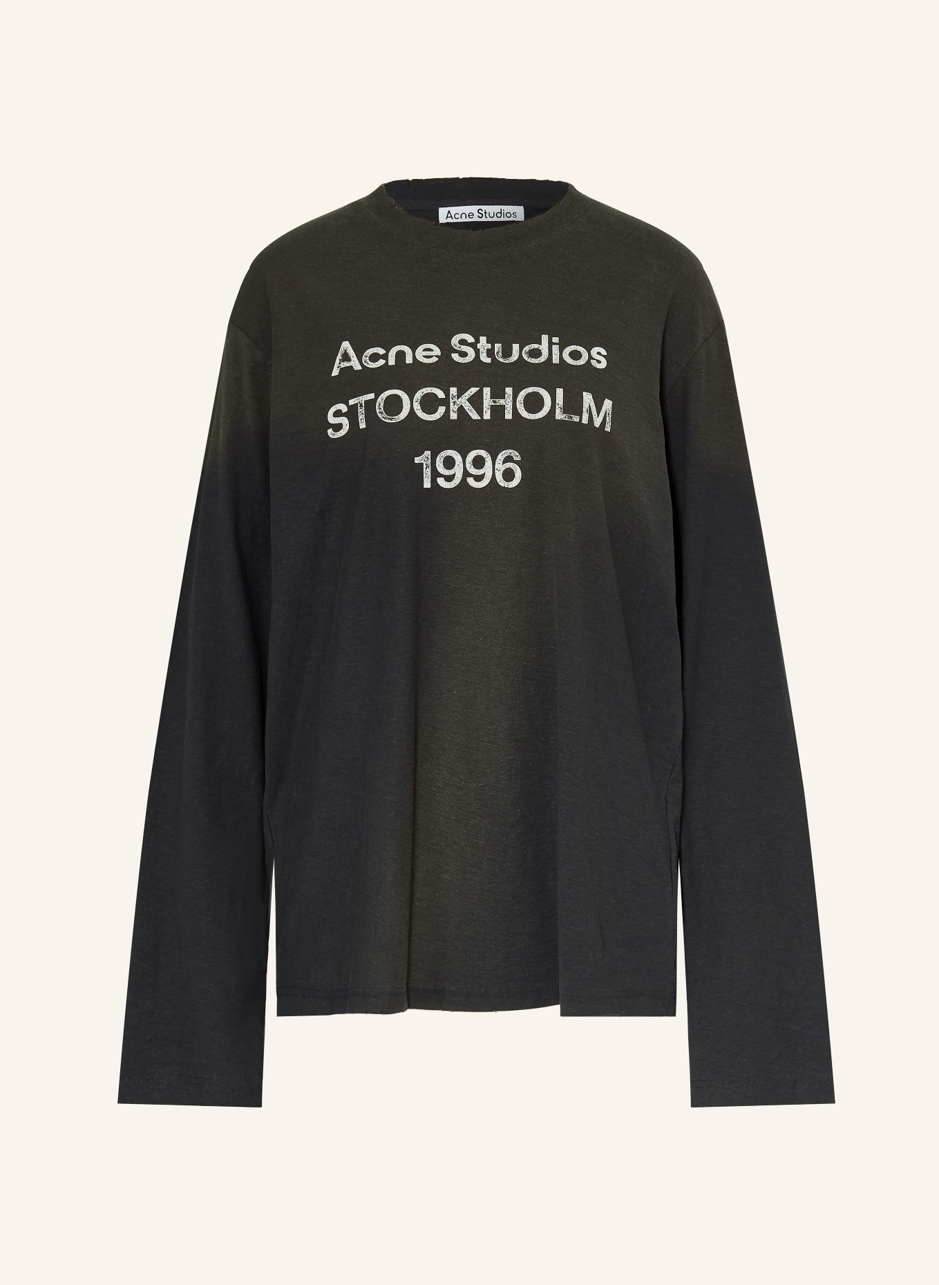 Acne Studios Koszulka z długim rękawem: CZARNY