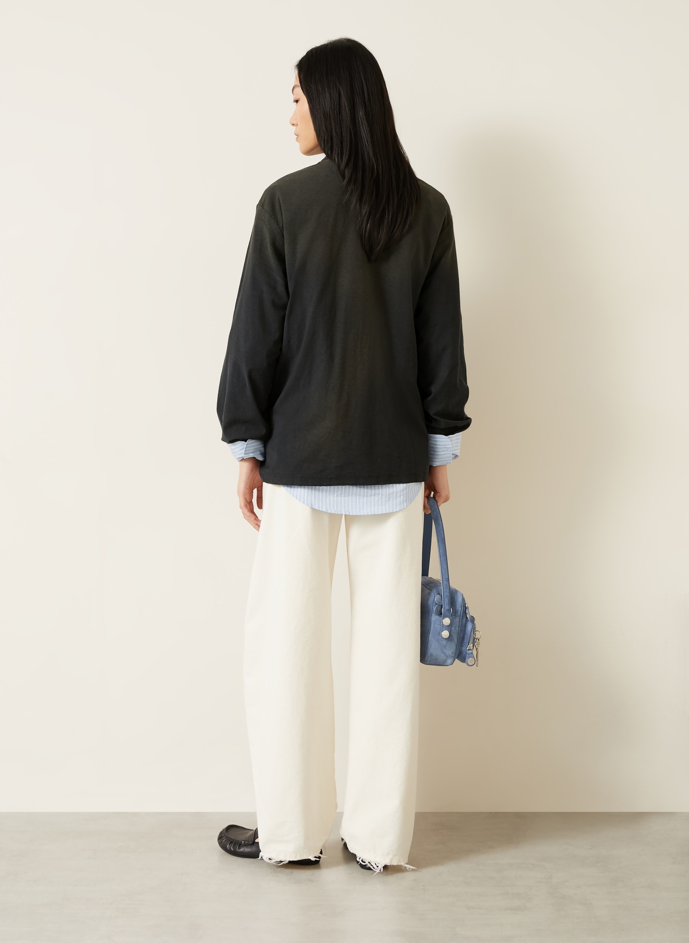 Acne Studios Koszulka z długim rękawem: CZARNY