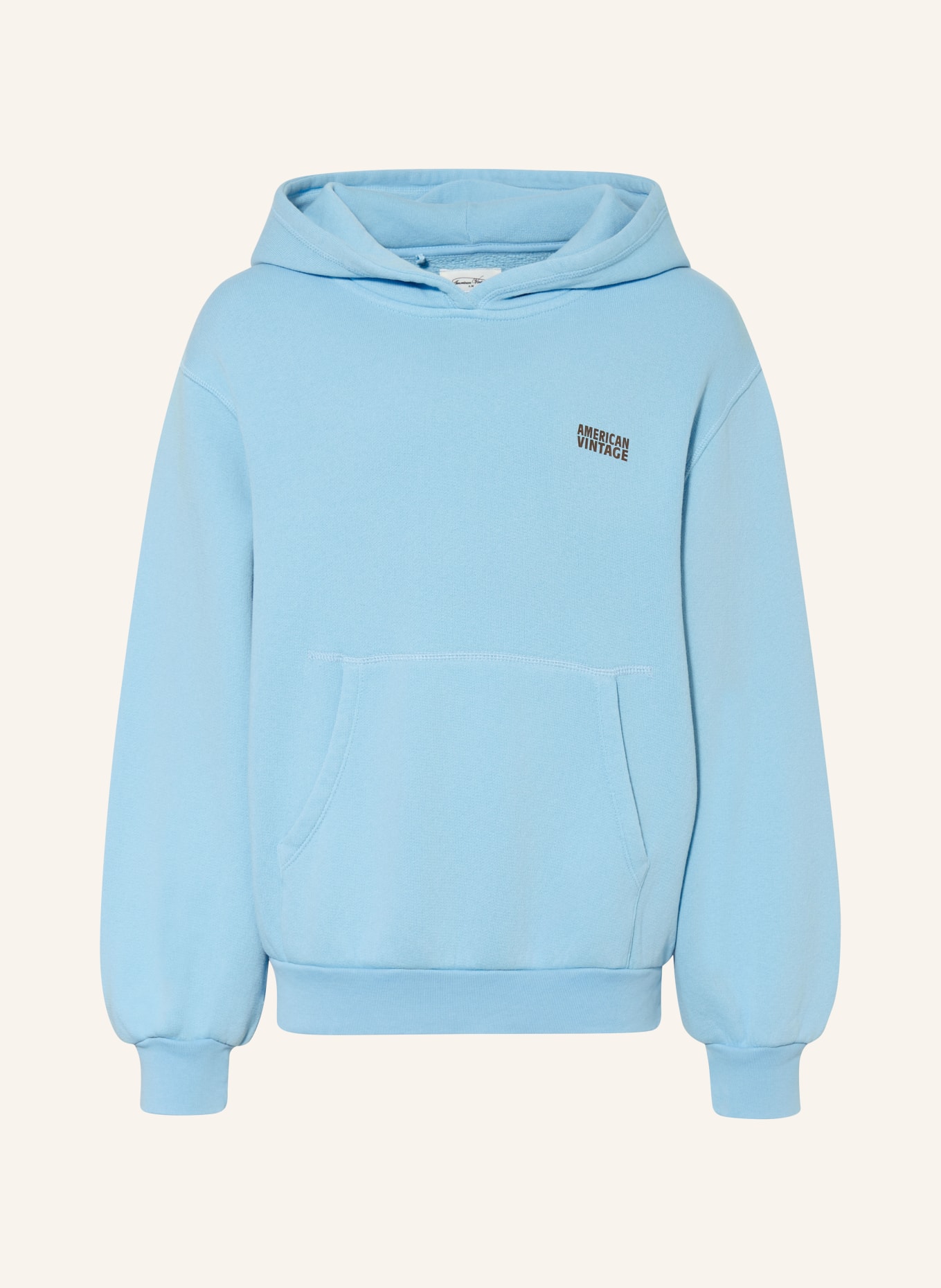 American Vintage Mikina s kapucí: TMAVĚ MODRÁ